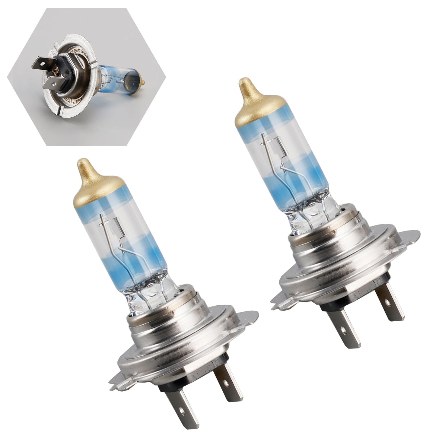 2PCS Car Lamp Night Breaker H7 64210NB220 12V 55W For OSRAM