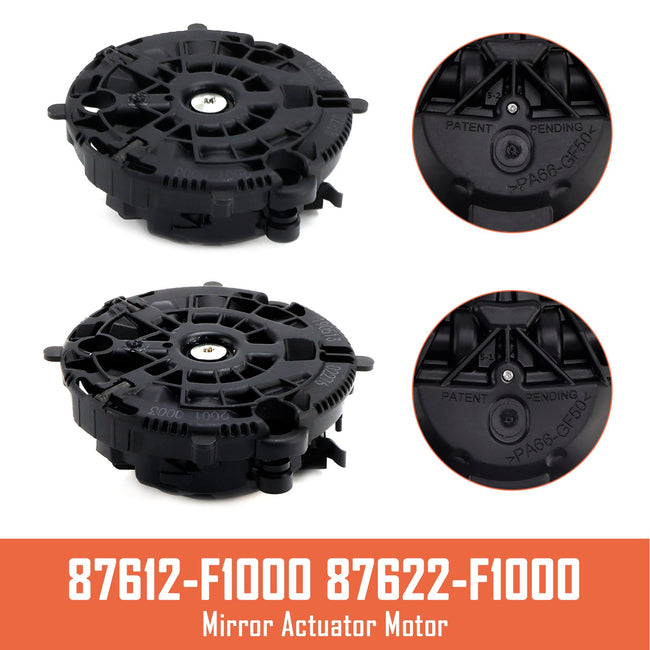Left & Right 87612-F1000 87622-F1000 Mirror Actuator Motor for Hyundai Elantra
