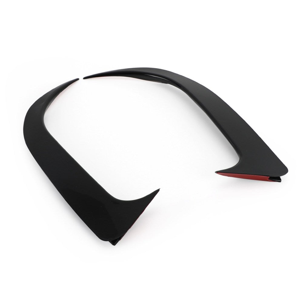 Areyourshop Black Rear Bumper Spoiler Air Vent Cover Fit Mercedes W117 CLA Class 2014-2018