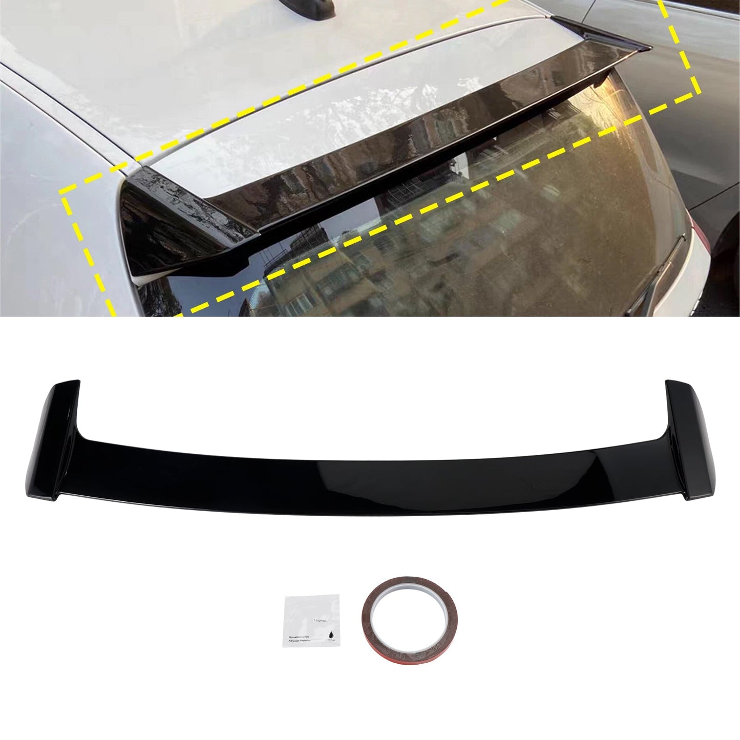2004-2011 BMW 1 Series E81 E87 Gloss Black Rear Roof Spoiler Trunk Wing