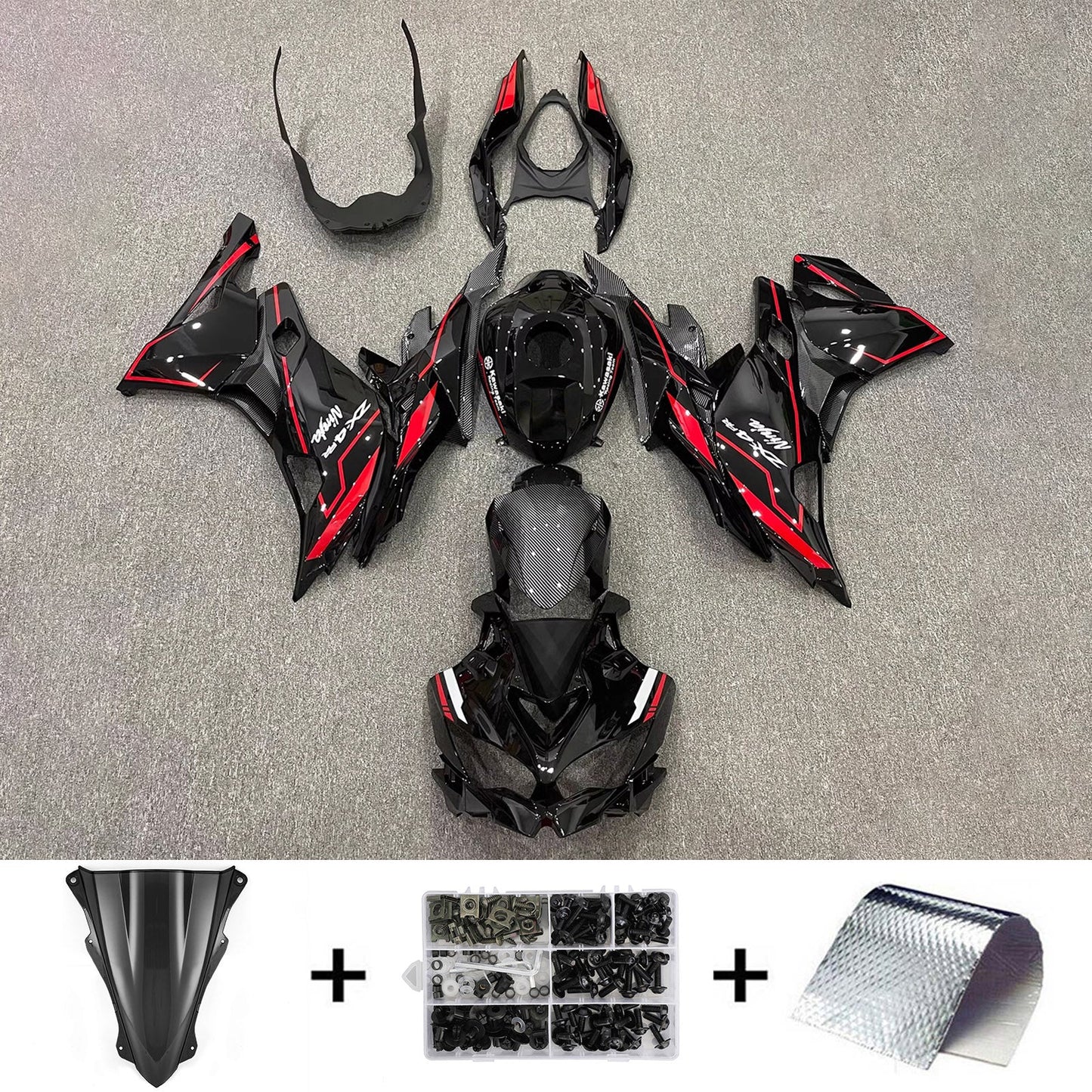 2019-2024 Kawasaki Ninja ZX-25R ZX-4R ZX-4RR Injection Fairing Kit