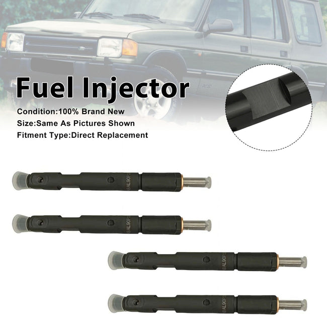 1994-1998 For Land Rover Defender 4PCS Fuel Injector KBAL90P37