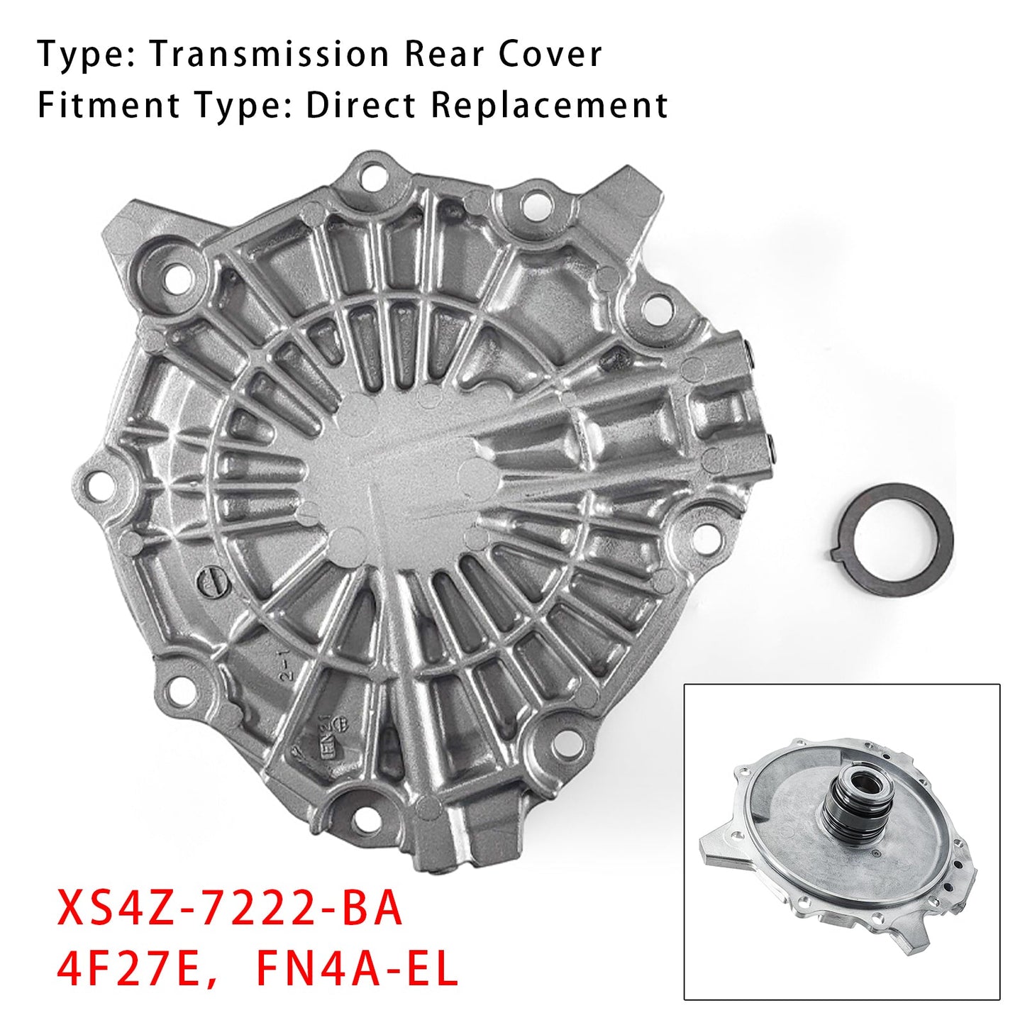 2001-2017 MAZDA 8 / MPV 4 SP F/4WD L4 2.3L Transmission Rear Cover 4F27E FN4A-EL