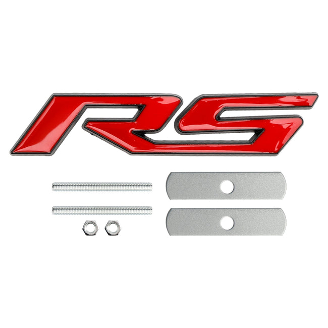 Front Grille RS Emblem Decal Badge for Chevrolet Camaro Impala