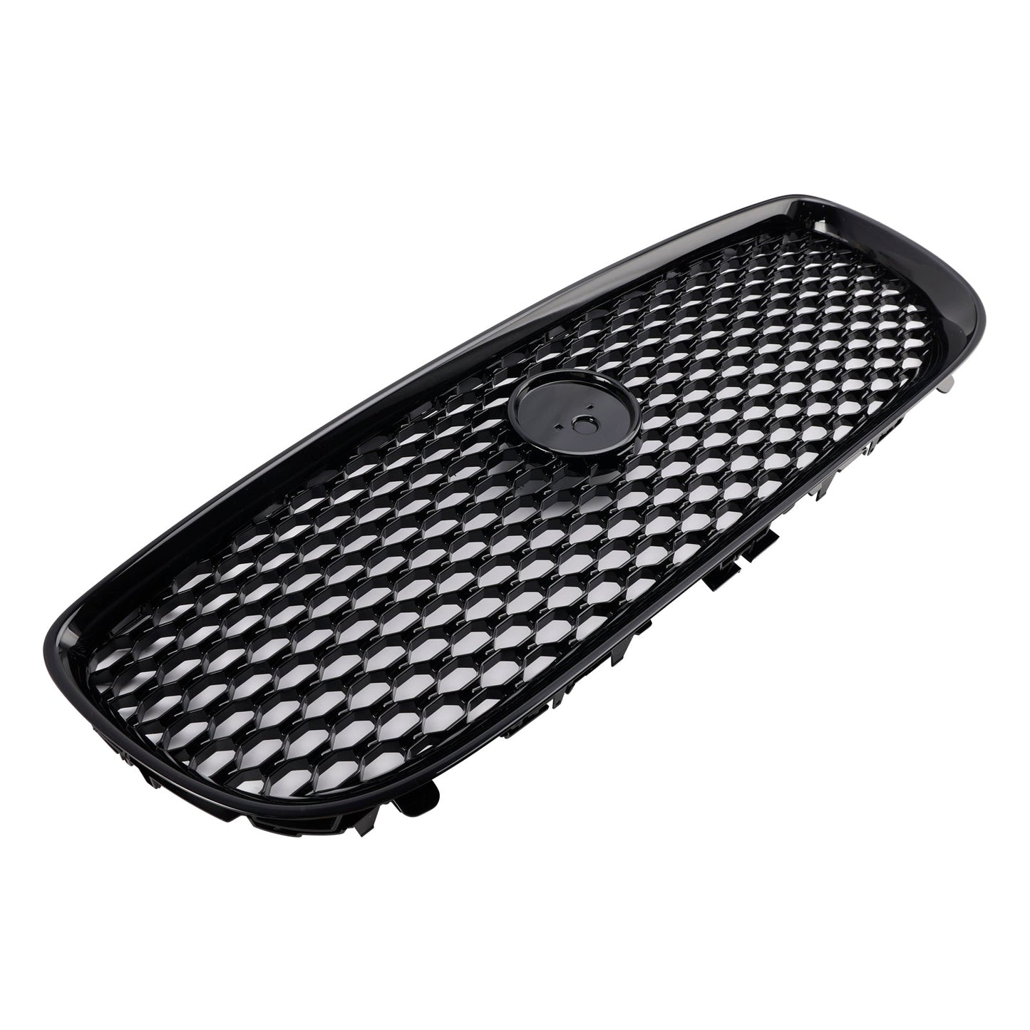 Gloss Black Honeycomb Front Bumper Grille Grill Fit Jaguar XE 2015-2018