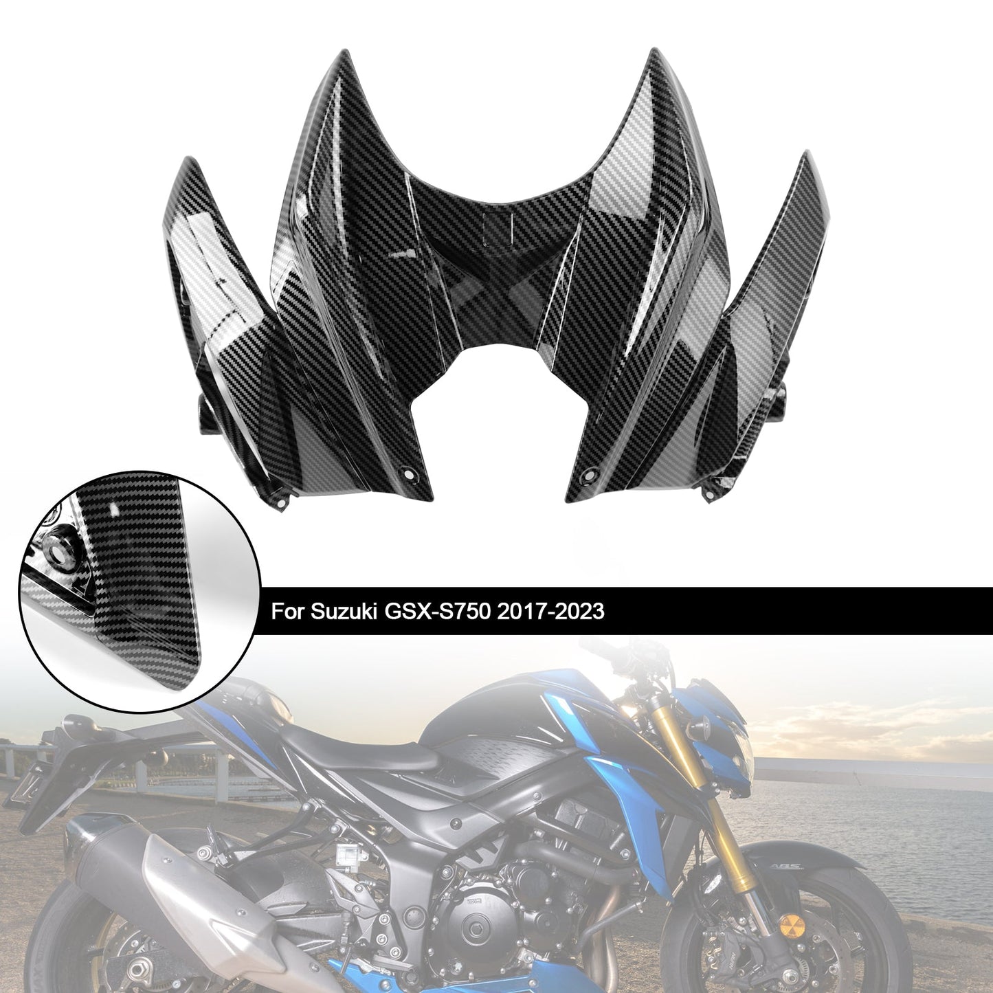 2017-2023 Suzuki GSX-S750 Gas Fuel Front Tank Cover Fairing Protector