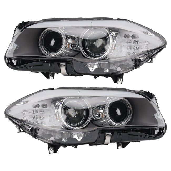 2010-2013 For BMW 5 Series F10 Saloon Xenon LED DRL Left+Right Headlight W/O AFS