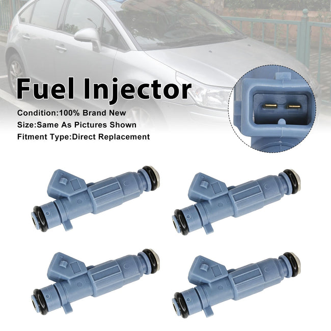 4Pcs Fuel Injector For Citroen C4 2004-2010 307 CC 2003-2008 0280156139