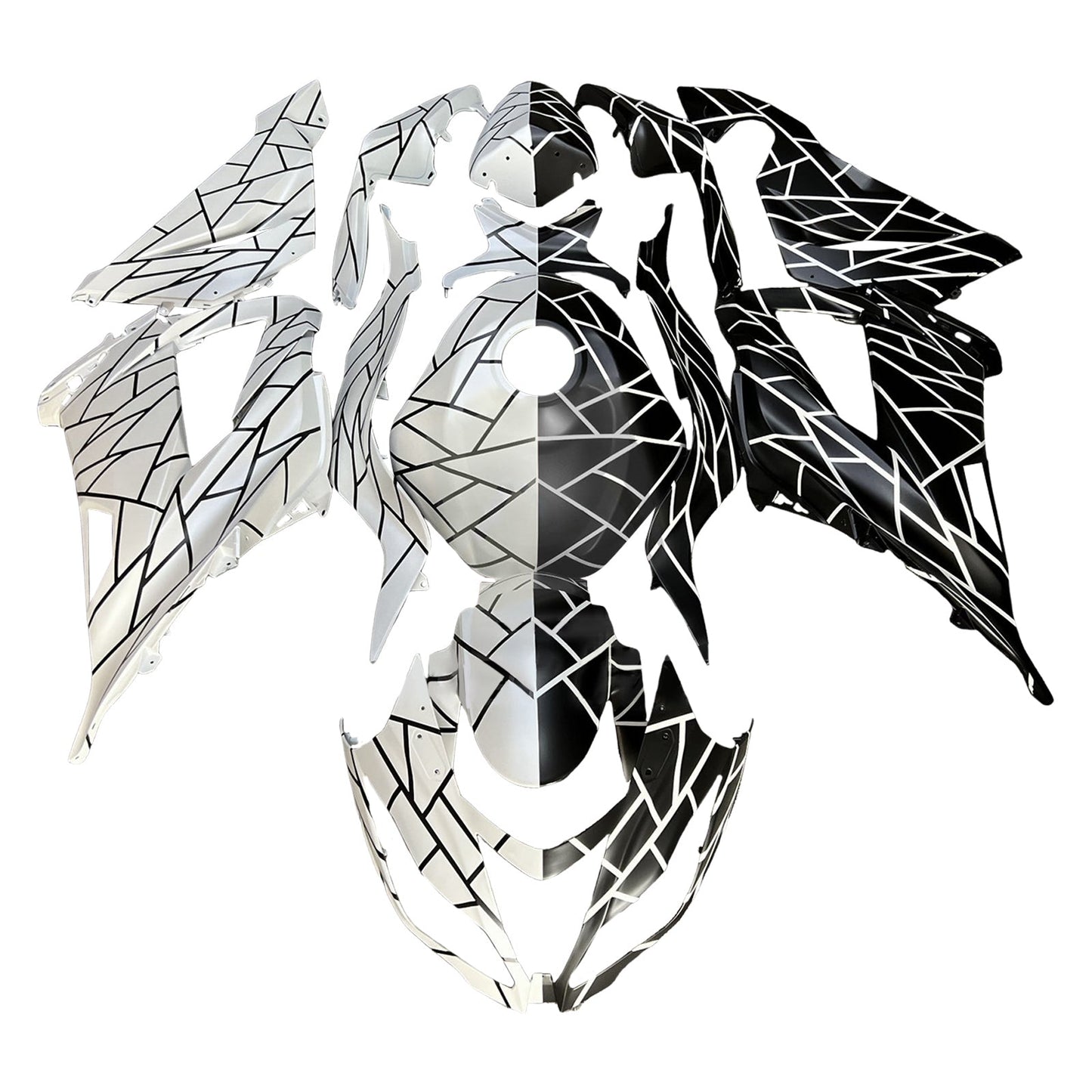 Injection Fairing Kit Bodywork Plastic ABS fit For Kawasaki ZX6R 636 2013-2018