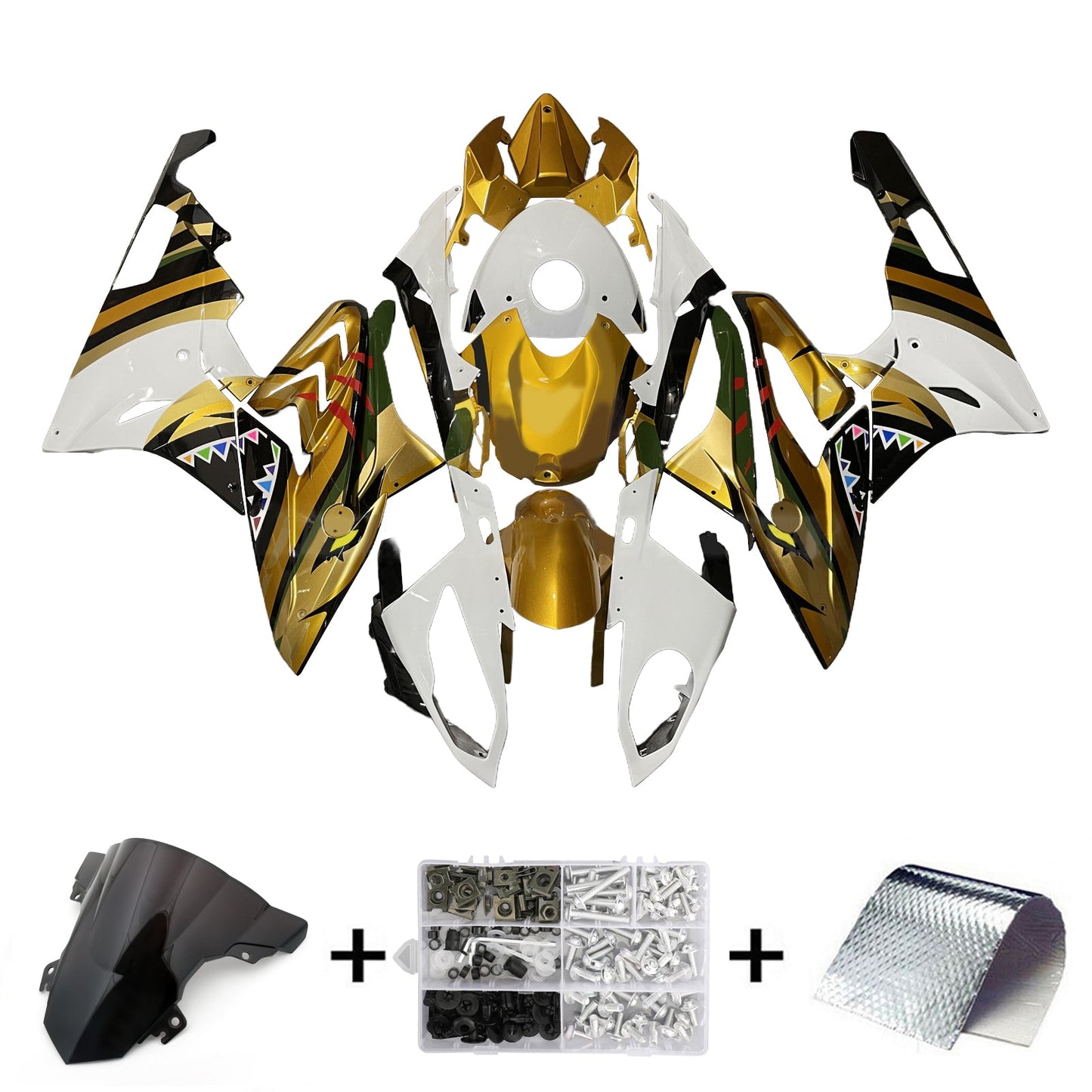 2017-2018 BMW S1000RR Injection Fairing Kit Bodywork Plastic ABS