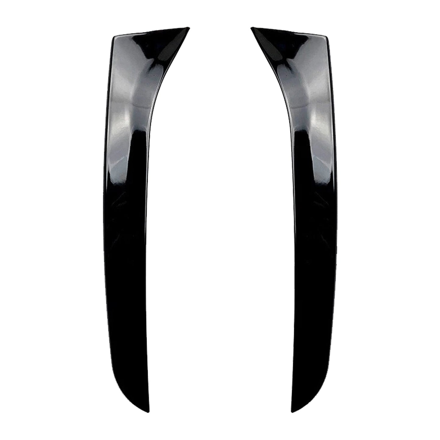 Gloss Black Pair Rear Window Side Wing Spoiler For VW Passat B7 Wagon 11-15