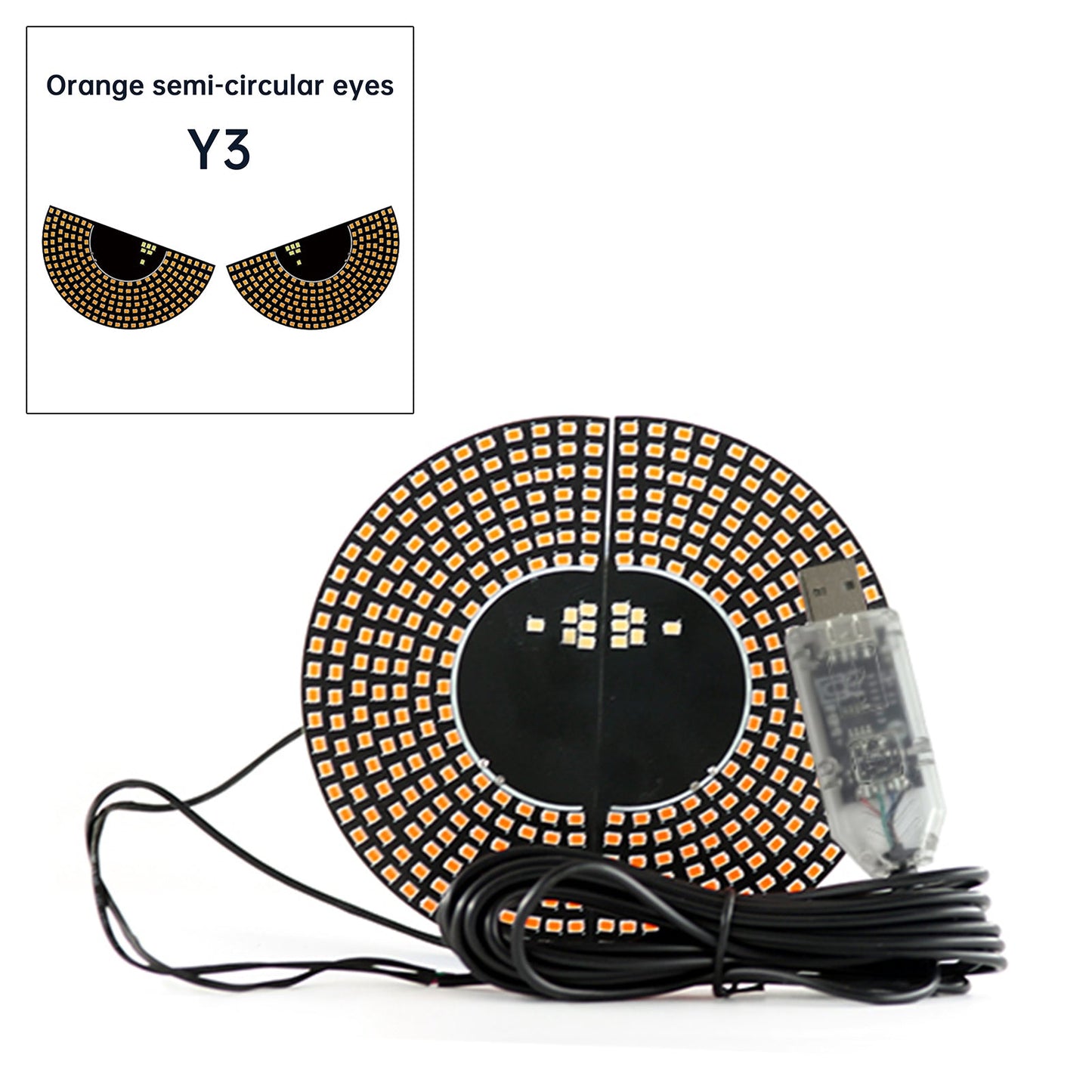 LED-Screen Devil's Eye Car Eye Light Truck Dynamic LED Light
