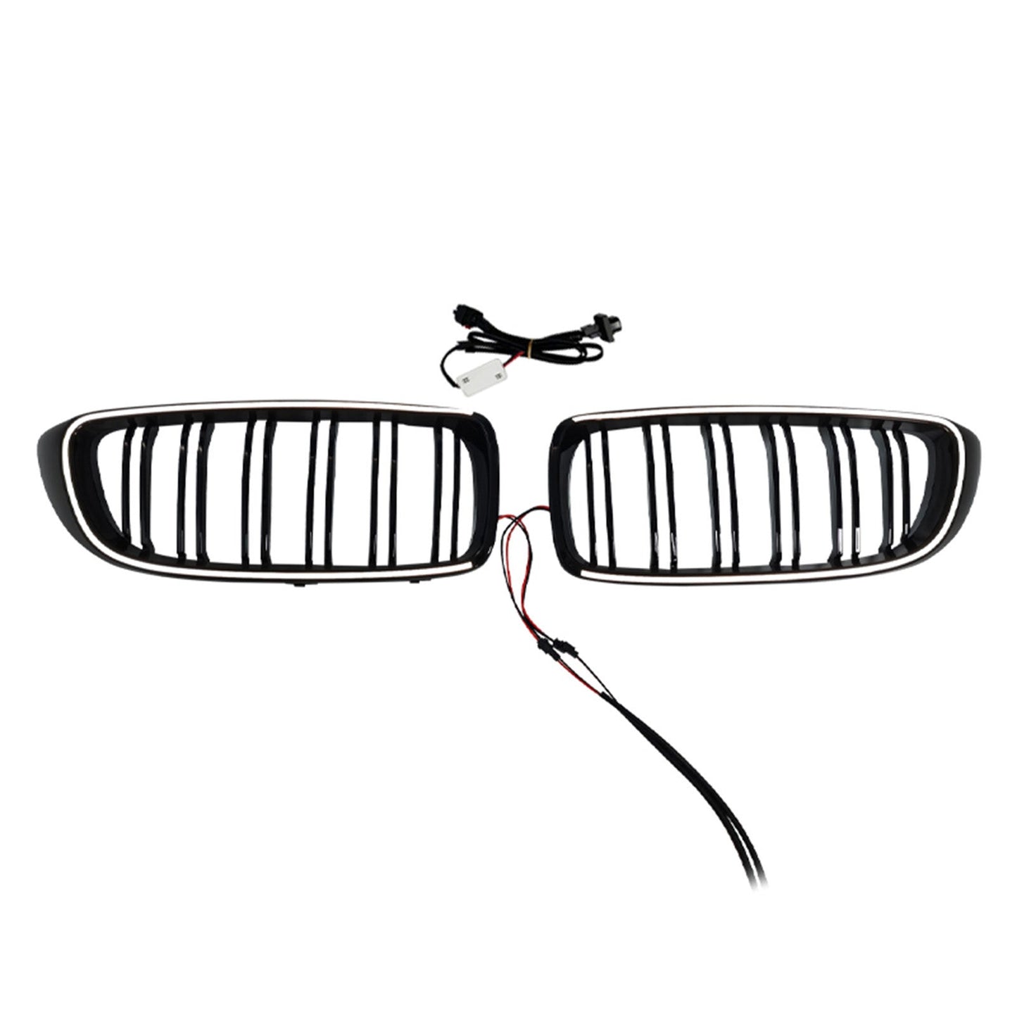 2014-2020 Fit BMW F32 F33 F36 F82 Black Front Kidney Grille Grill Dual Slat