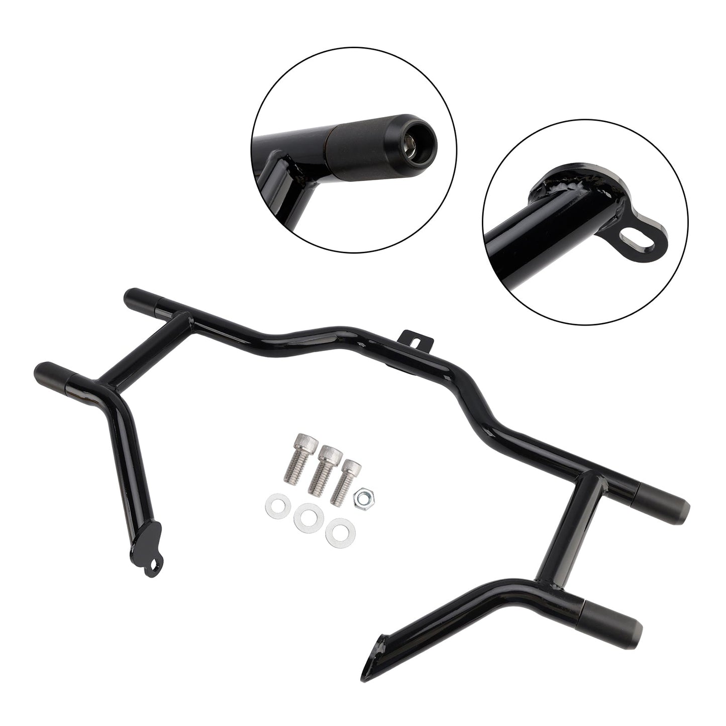 Fit For Harley Street Glide FLHX/ ST FLHXST/Special FLHXS Engine Guard Crash Bar Frame Protector Bumper Black