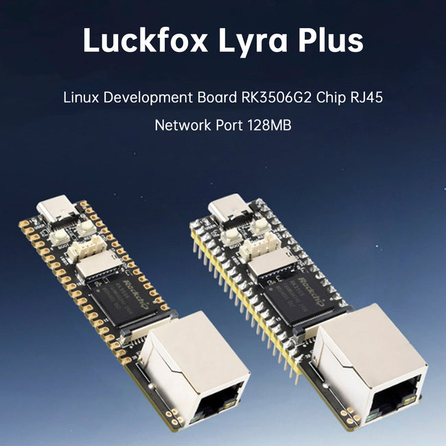 Luckfox Lyra Plus Linux Development Board RK3506G2 Chip RJ45 Network Port 128MB