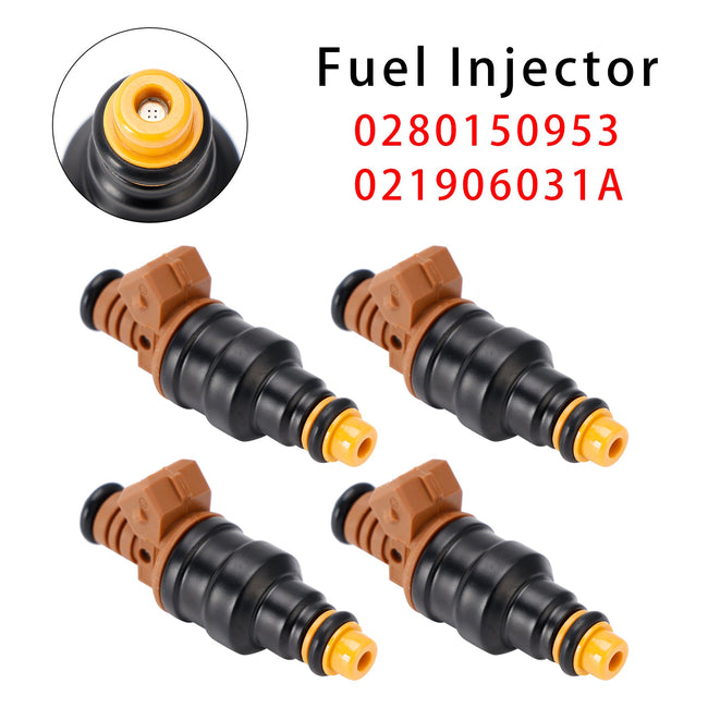 4Pcs Fuel Injector For VW Golf III Vento Sharan Ford Galaxy 2.8L VR6 0280150953