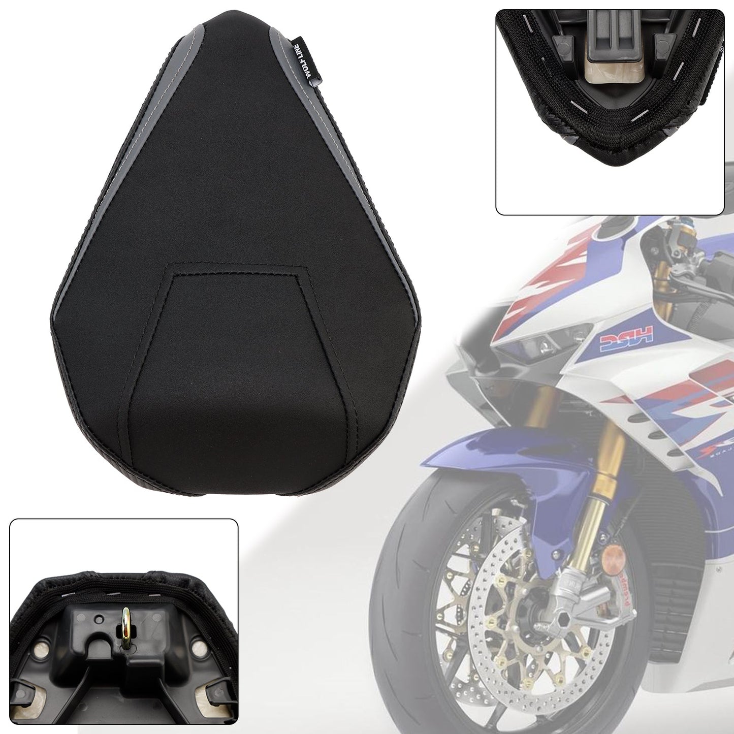 2020 2021 2022 2023 Honda Cbr1000Rr-R Rear Seat Passenger Cushion Flat Red