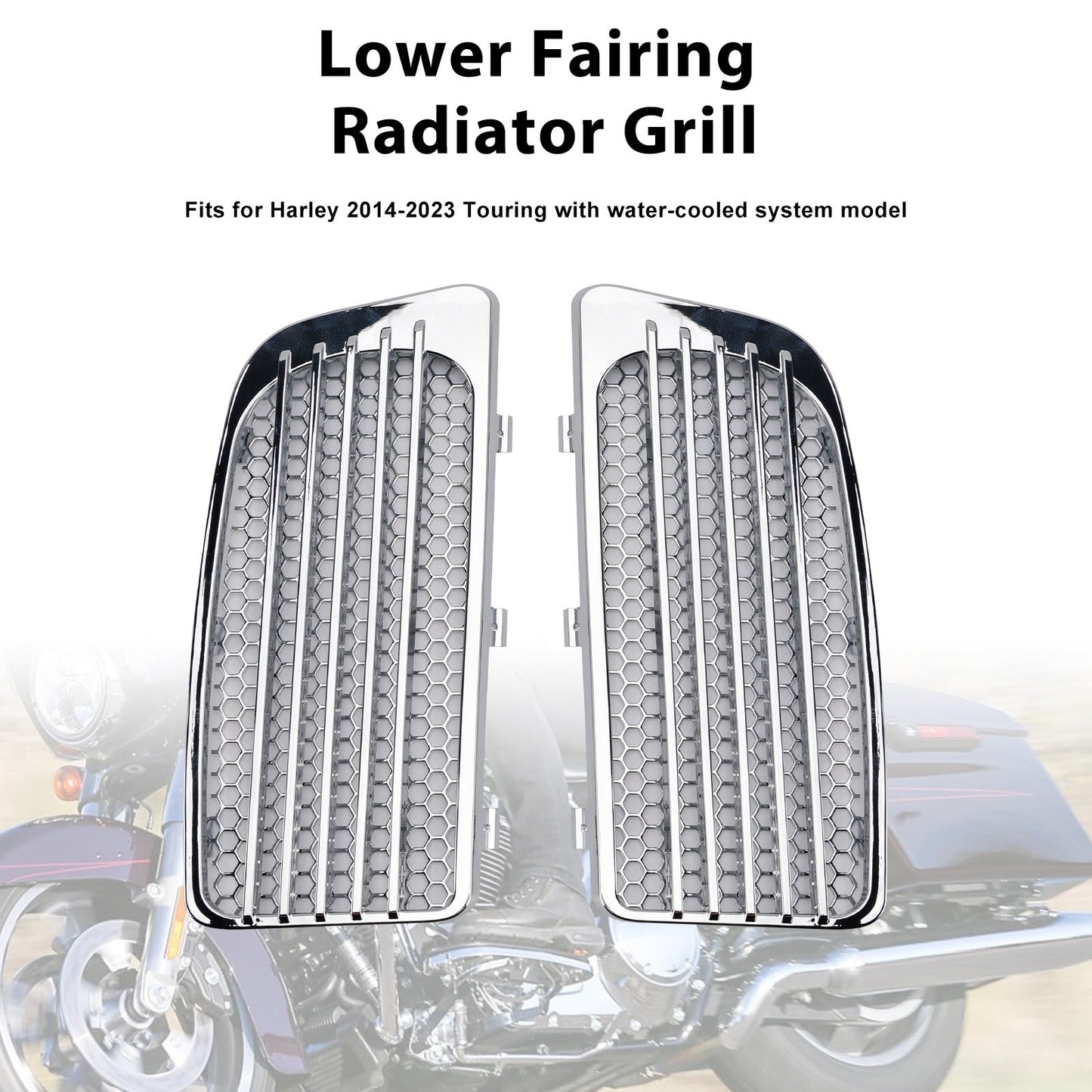 Lower Fairing Radiator Grill Fit For Road Glide King FLHR Special FLTRXS