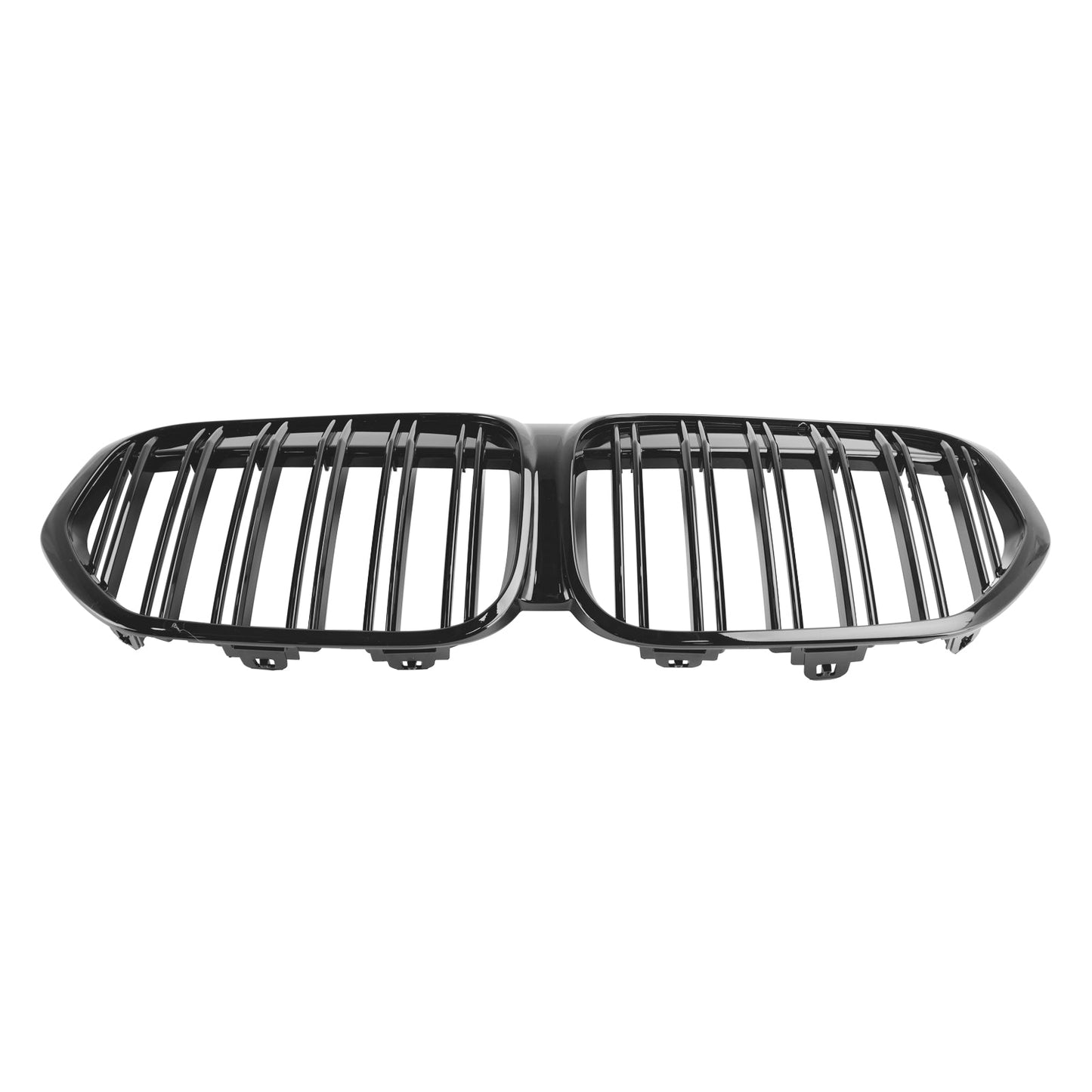 2019-2021 BMW X1 F48 F49 Dual Slat Gloss Black Front Kidney Grille Grill