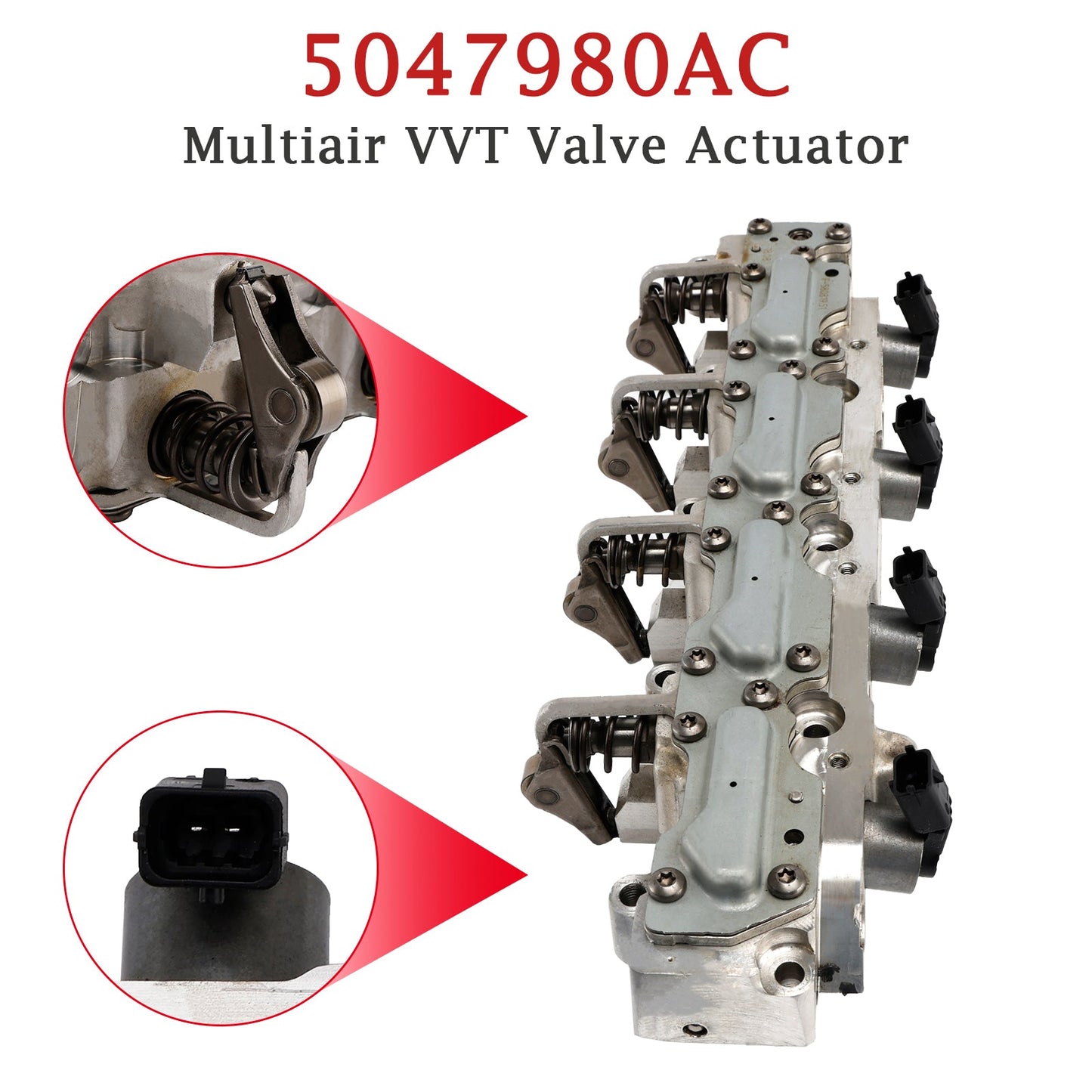 2014-2023 Jeep Cherokee Multiair VVT Valve Actuator 5047980AC 05047980AA