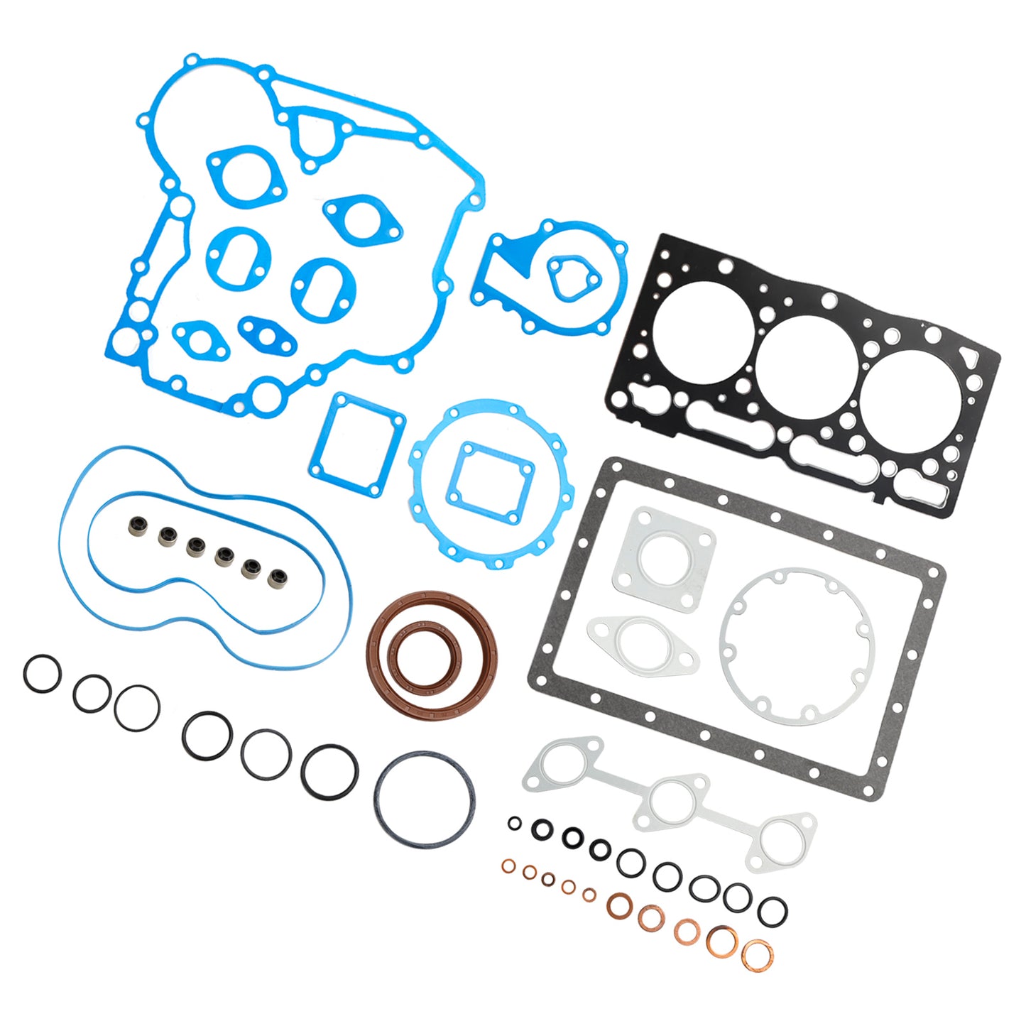 Complete Cylinder Head & Full Gasket Kit Compatible With Kubota D1105 Engine
