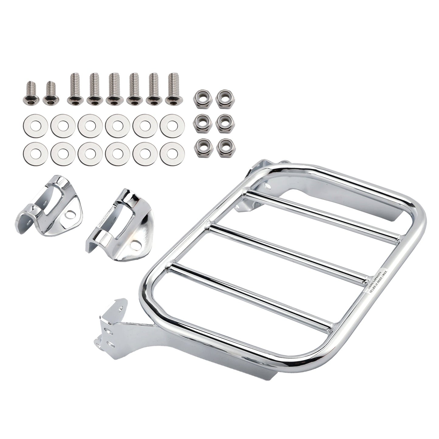2018-2025 for Sport Glide FLSB Chrome Sissybar Luggage Rack 50300130A