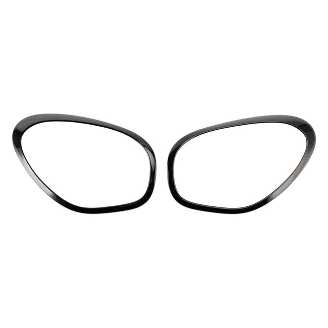 2pcs Gloss Black Headlights Ornamental Ring For Mini Cooper Countryman R60