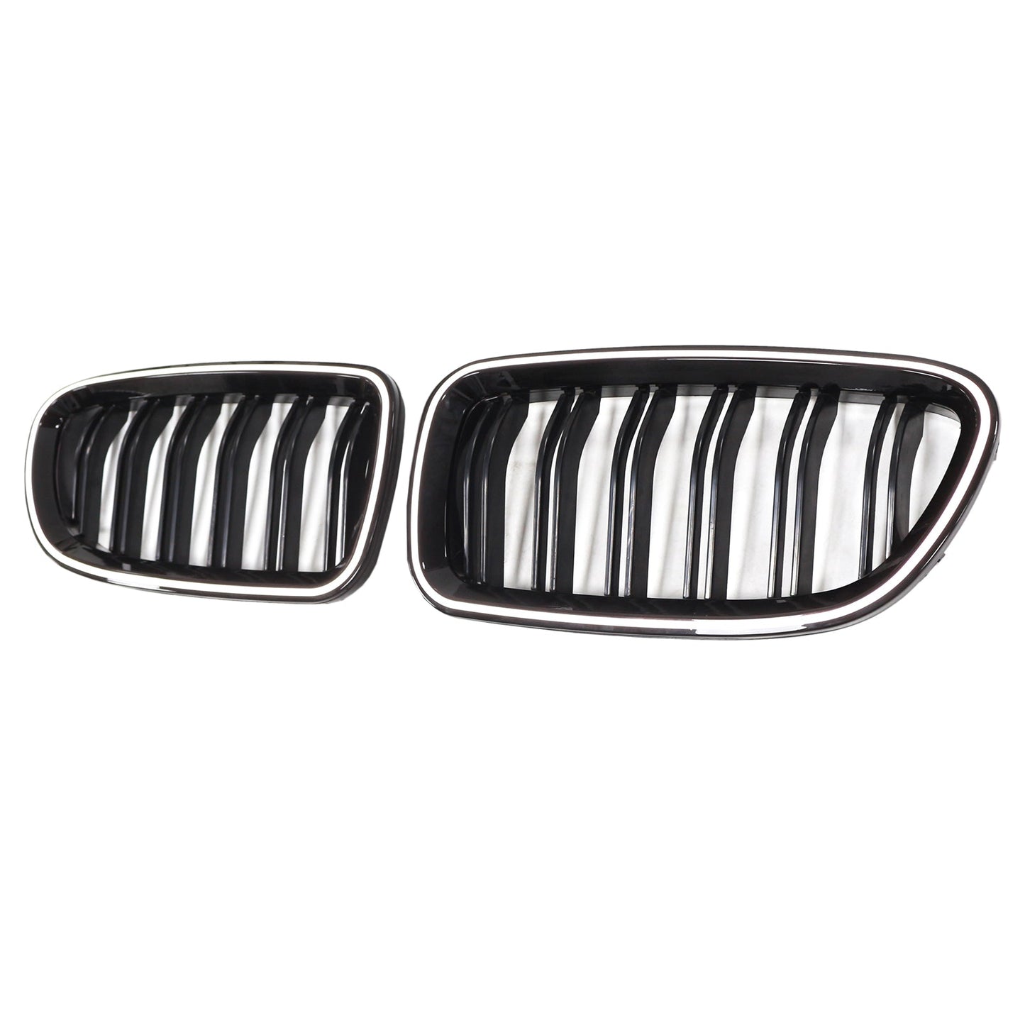 Kidney Bumper Grill Grille Fit BMW 5 Series F10 F11 2010-2016 Gloss Black 51137203649 51137203203