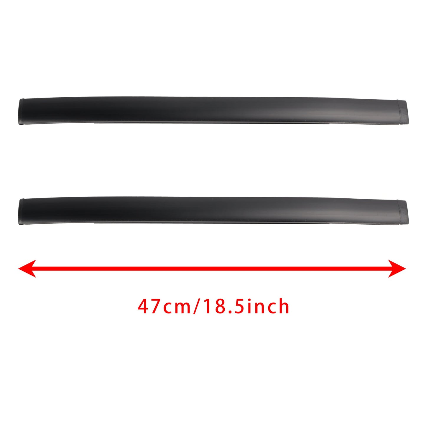 2012-2015 Toyota Venza LE, Limited, XLE 2.7L L4 - Gas, 3.5L V6 - Gas 2PCS Roof Drip Molding Trim Left & Right Side Rubber 75556-0T020