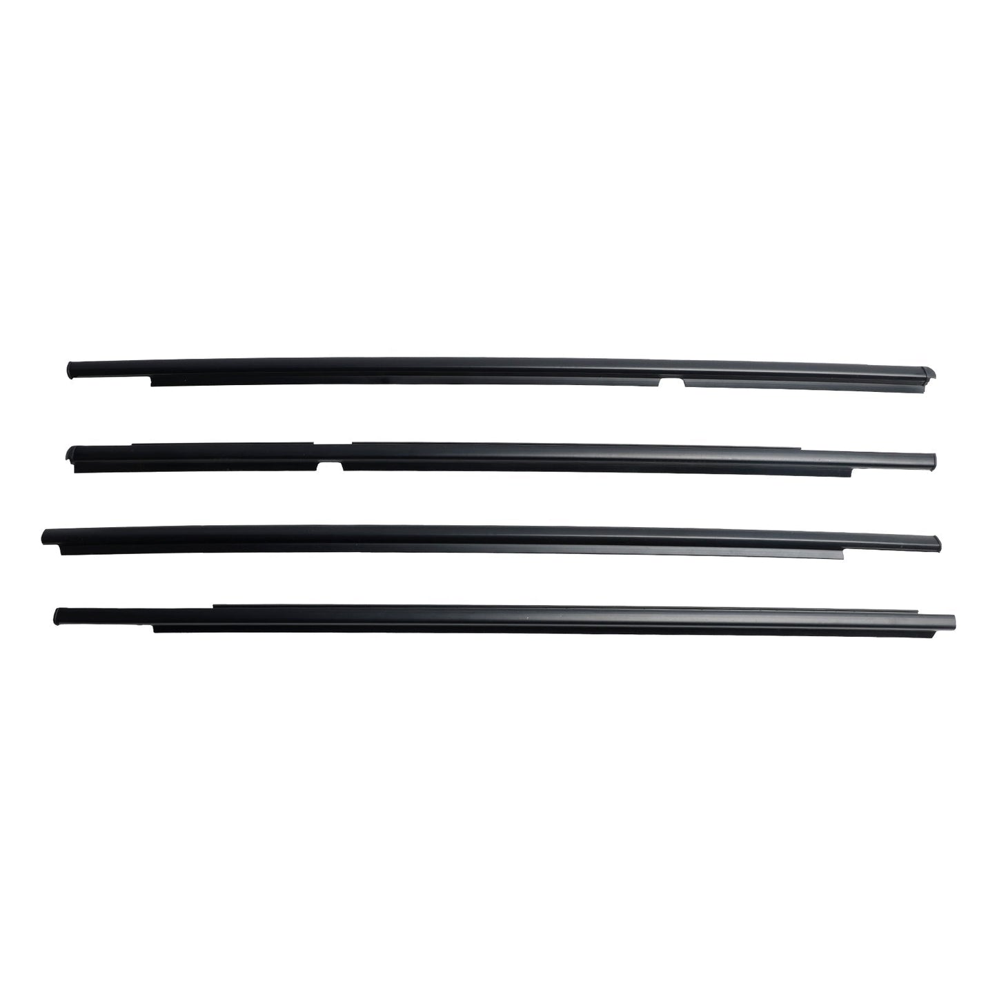 2005-2011 Toyota Yaris 4pcs Outer Door Glass Weatherstrip Moulding 68160-52110