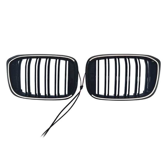 Front Kidney Mesh Grille Grill Fit BMW X4 G02 X3 G01 G08 2018-2021 Pre-Facelift