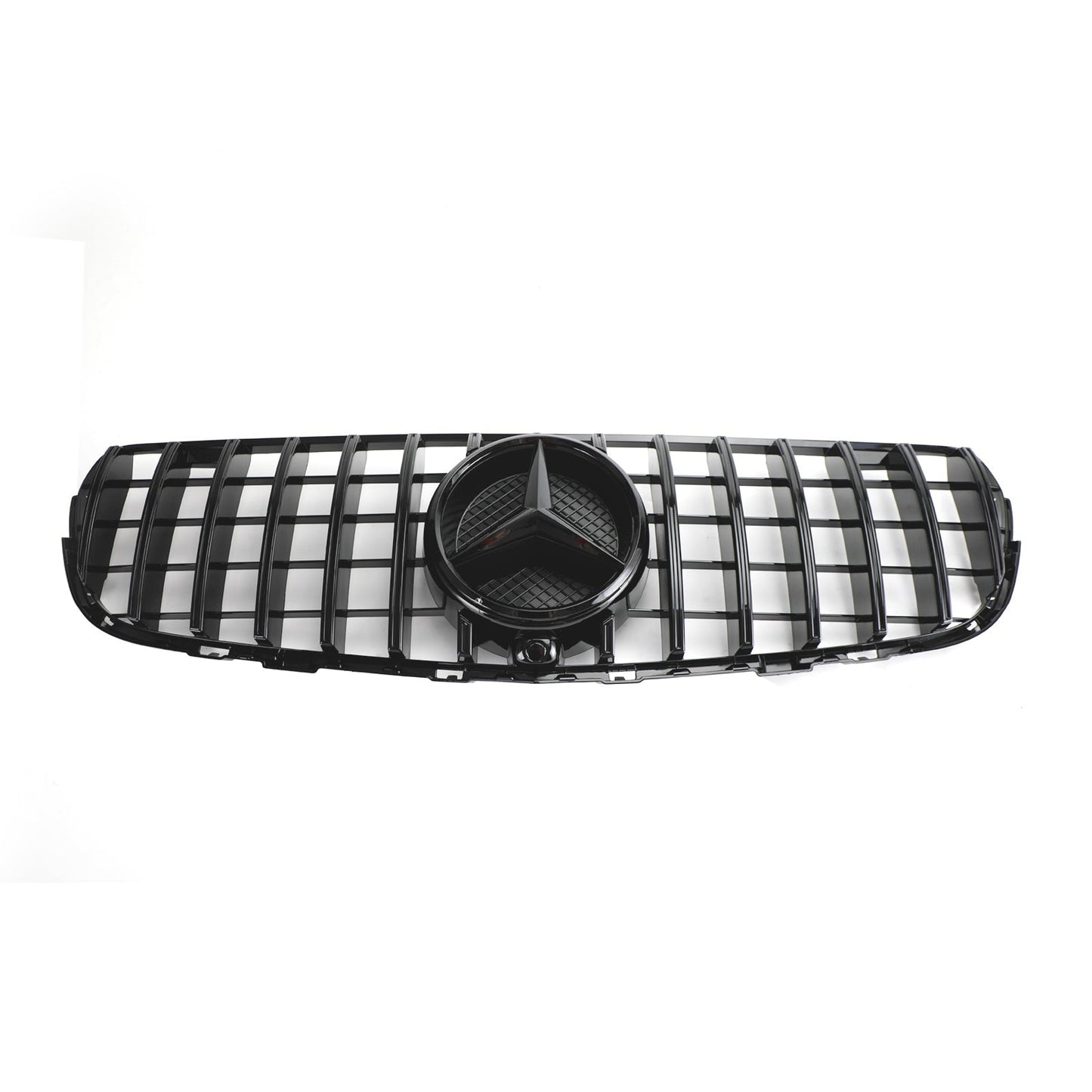 W253 GLC Class 2015-2019 Mercedes Benz X253 C253 Front Bumper Grille Grill Gloss with badge Black