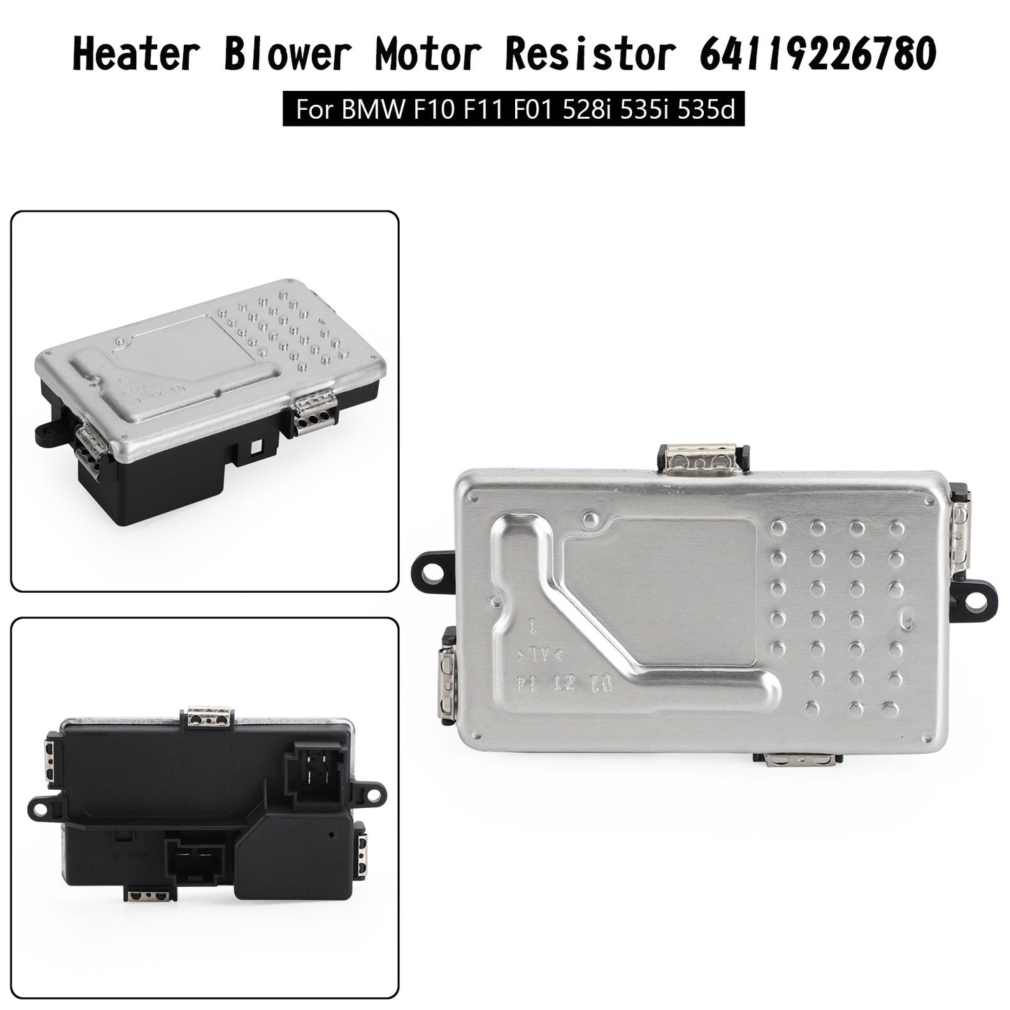 2013-2016 BMW 650i xDrive Gran Coupe Base Sedan 4-Door Heater Blower Motor Resistor 64119226780
