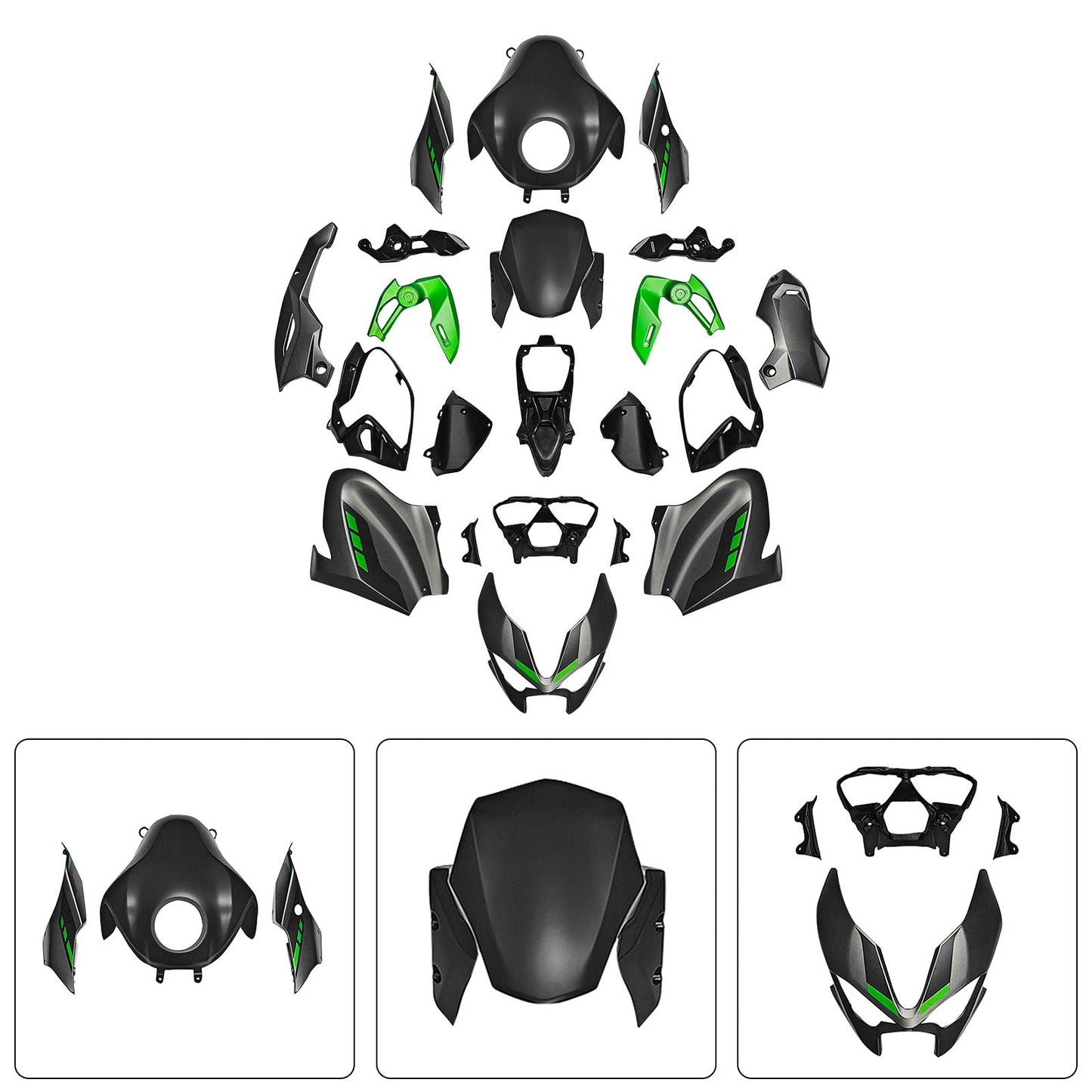 Injection Bodywork Fairing Kit for Kawasaki Z900 2025-2026
