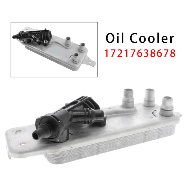 2012-2017 For BMW 640i F12 L6 3.0L Automatic Trans.Convertible Transmission Oil Cooler Heat Exchanger w/ Thermostat 17217638678