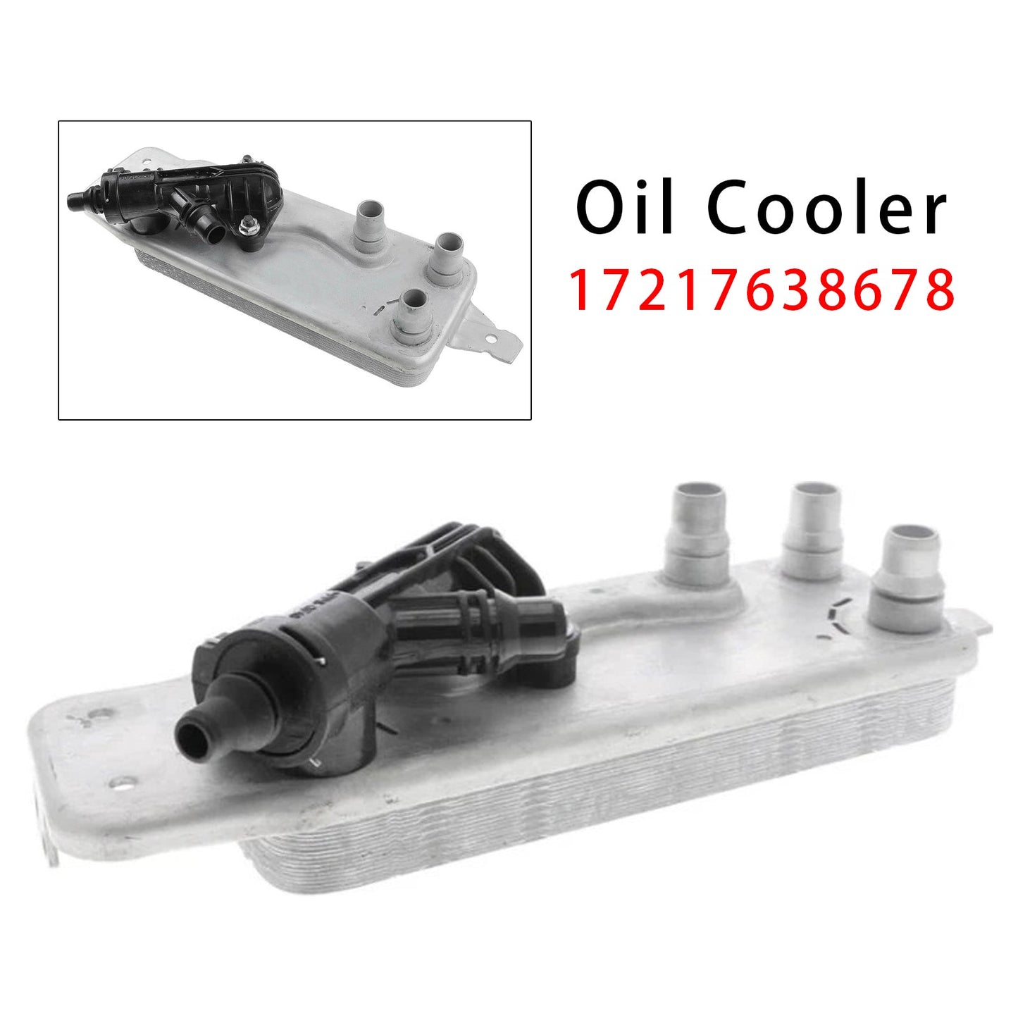 2010-2015 For BMW 750Li xDrive F02 V8 4.4L Automatic Trans.From 10/10Transmission Oil Cooler Heat Exchanger w/ Thermostat 17217572540