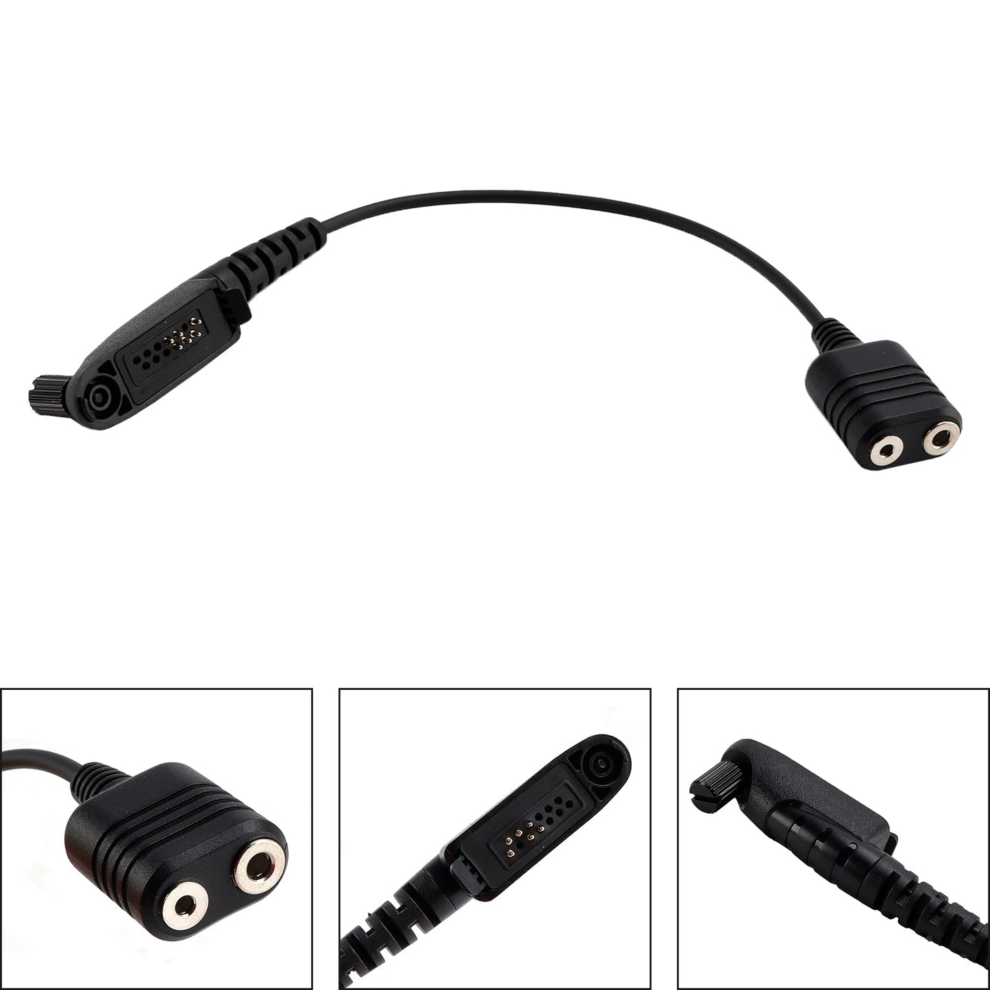 K Interface Headset Port Converter Cable for GP328plus GP338plus GP344 GP388