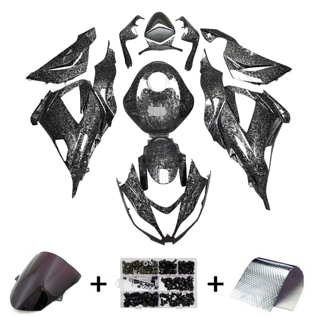 Injection Fairing Kit Bodywork Plastic ABS fit For Kawasaki ZX6R 636 2013-2018