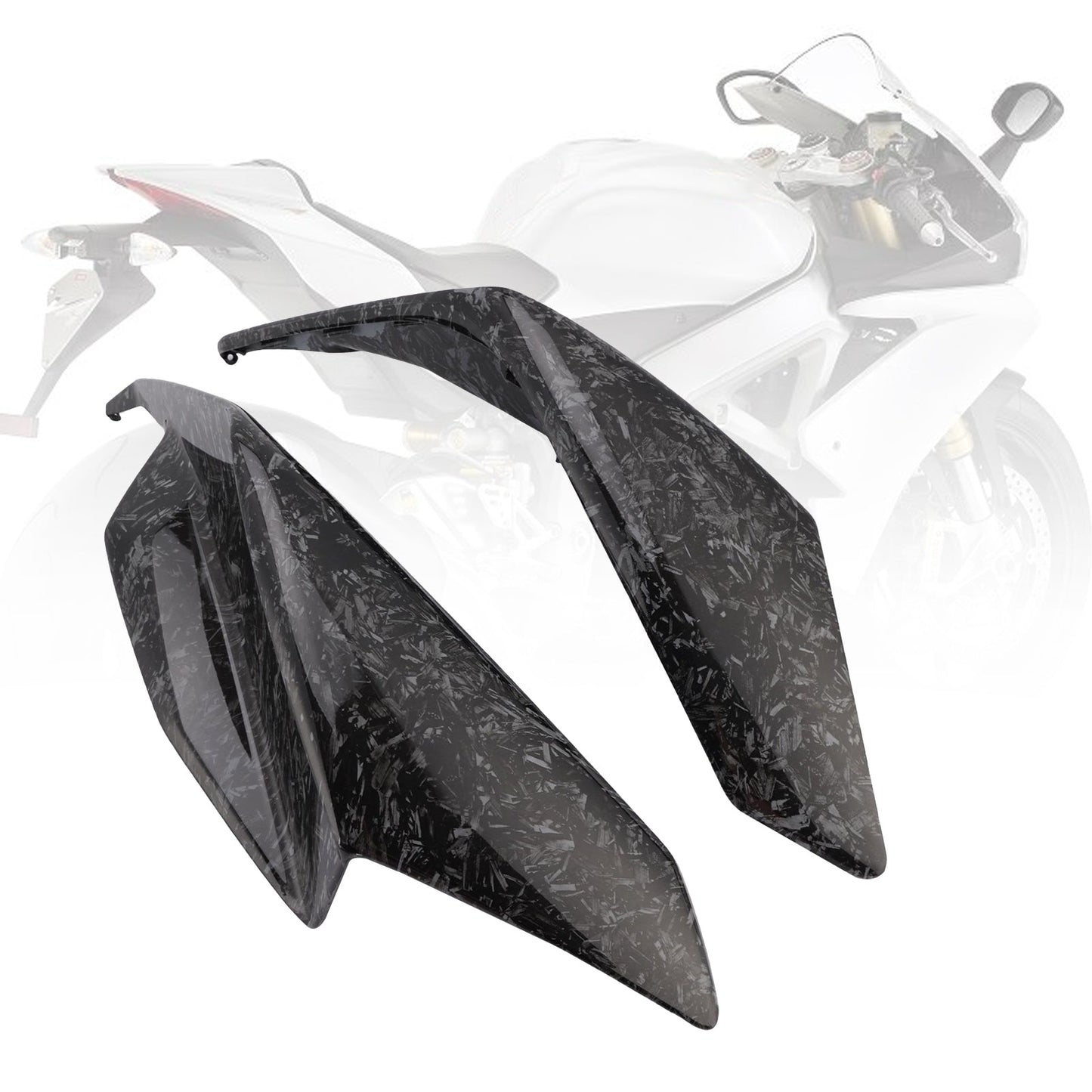 2021-2024 Aprilia RSV4 Air Deflector Spoiler Side Fairing Part Kit Panels