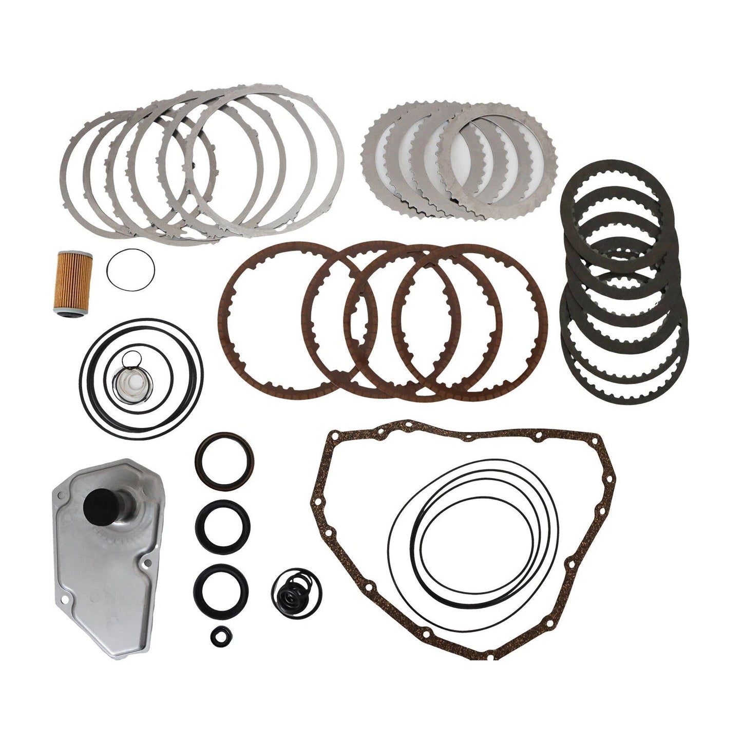 Transmission Master Rebuild Kit Filter Clutch Disc For NISSAN JF015E RE0F11A 2.0