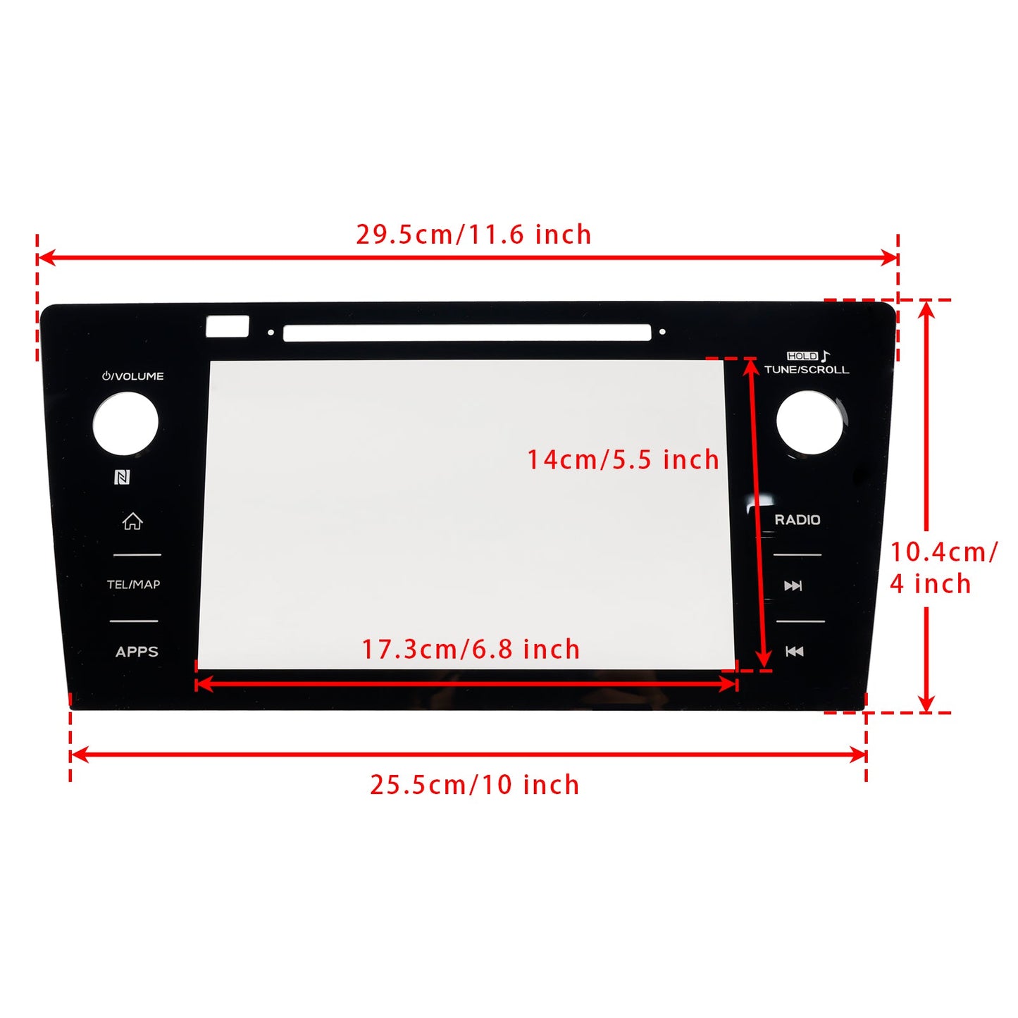 2018-2019 Subaru Legacy Outback Radio Replacement Touch-Screen Digitizer HK-SC-1