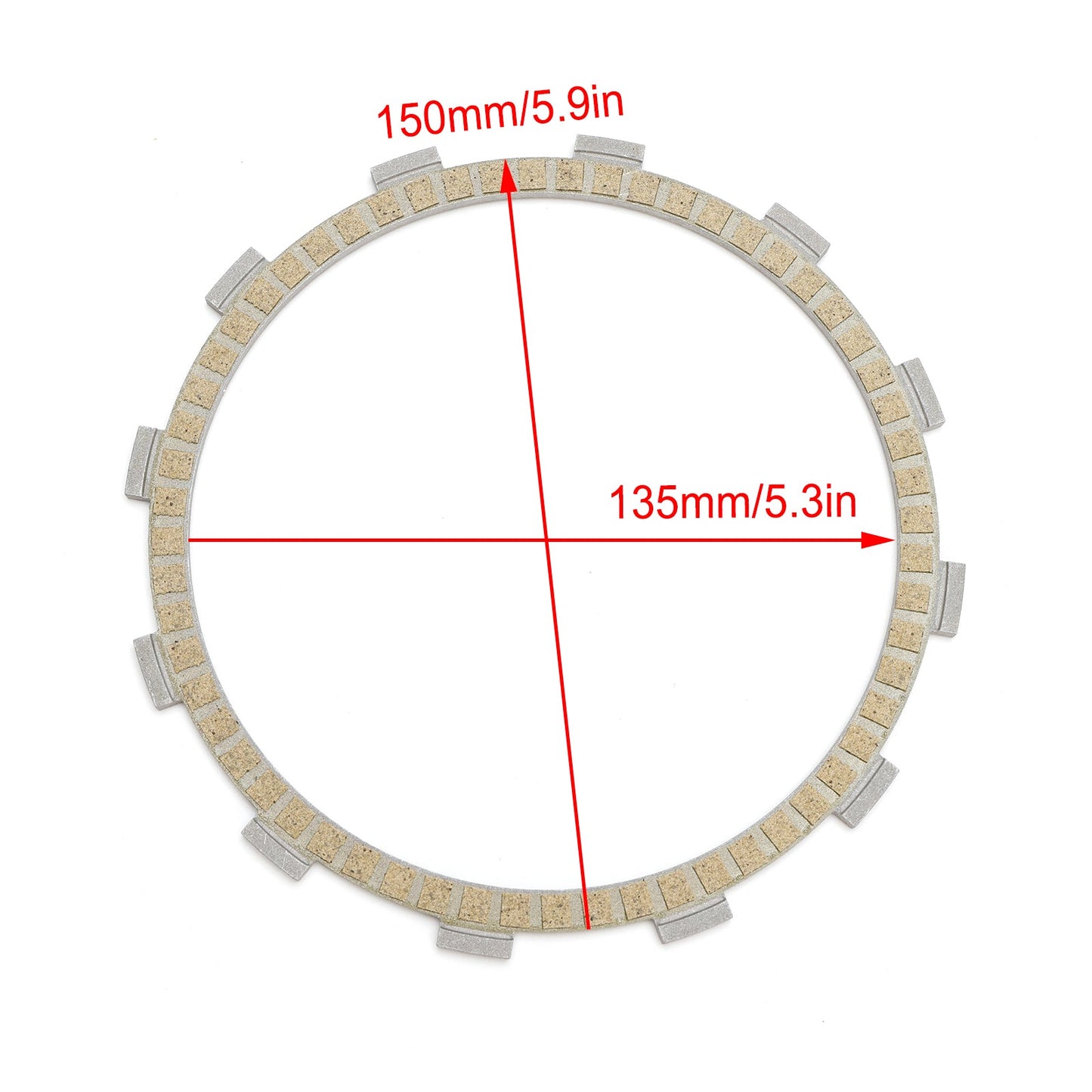 Clutch Friction Plate Kit fit for Suzuki GSX1300RR Hayabusa 1300 2022-2024