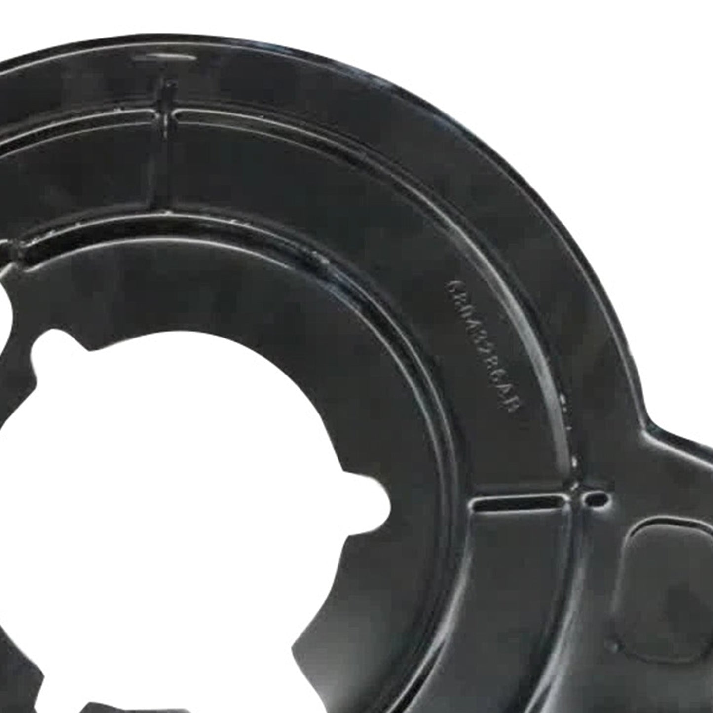 Left & Right Brake Dust Shield 68043286AB Fit Jeep Wrangler JK 2007-2018 Black