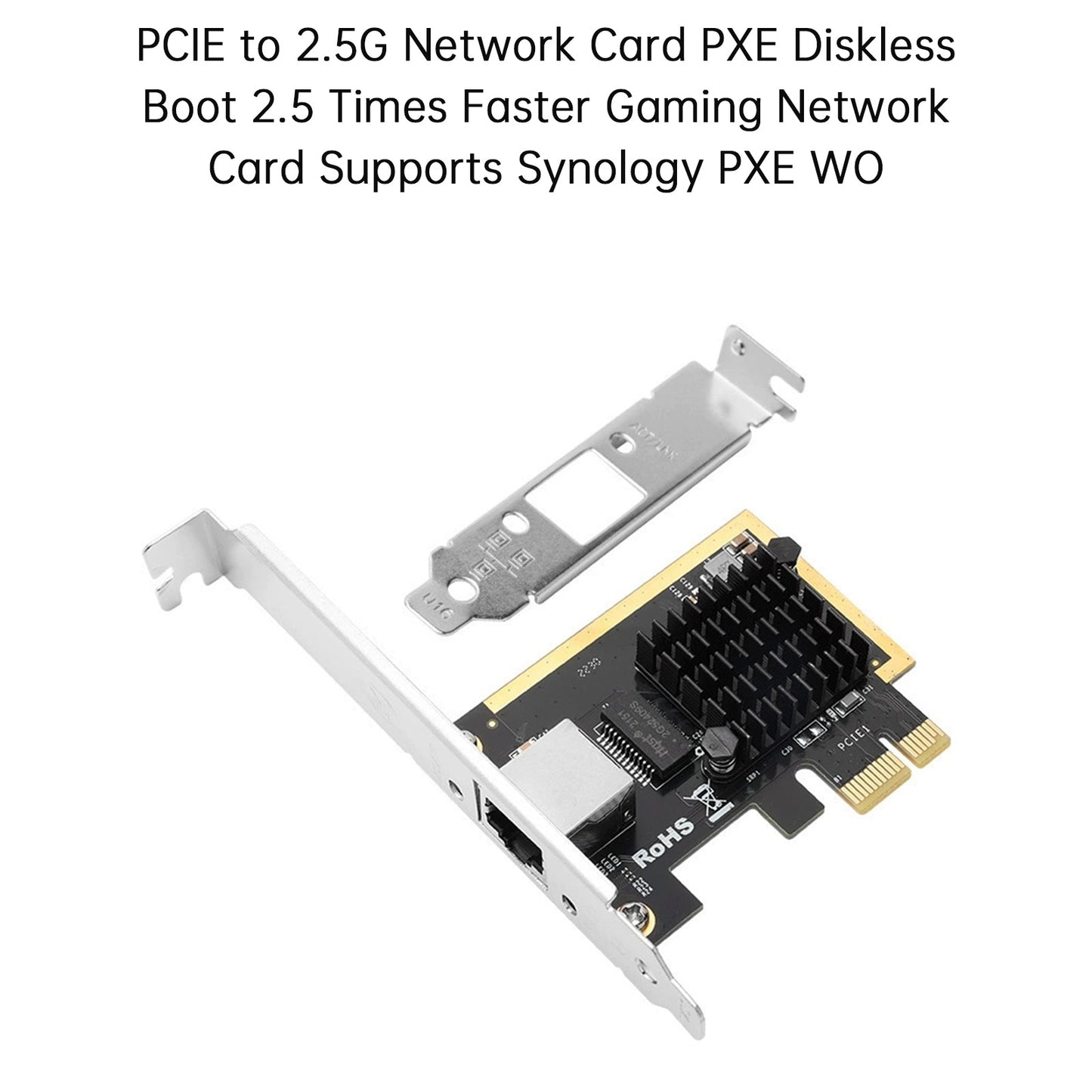 PCIE to 2.5G Network Card PXE Diskless Boot Network Card Support Synology PXE WO