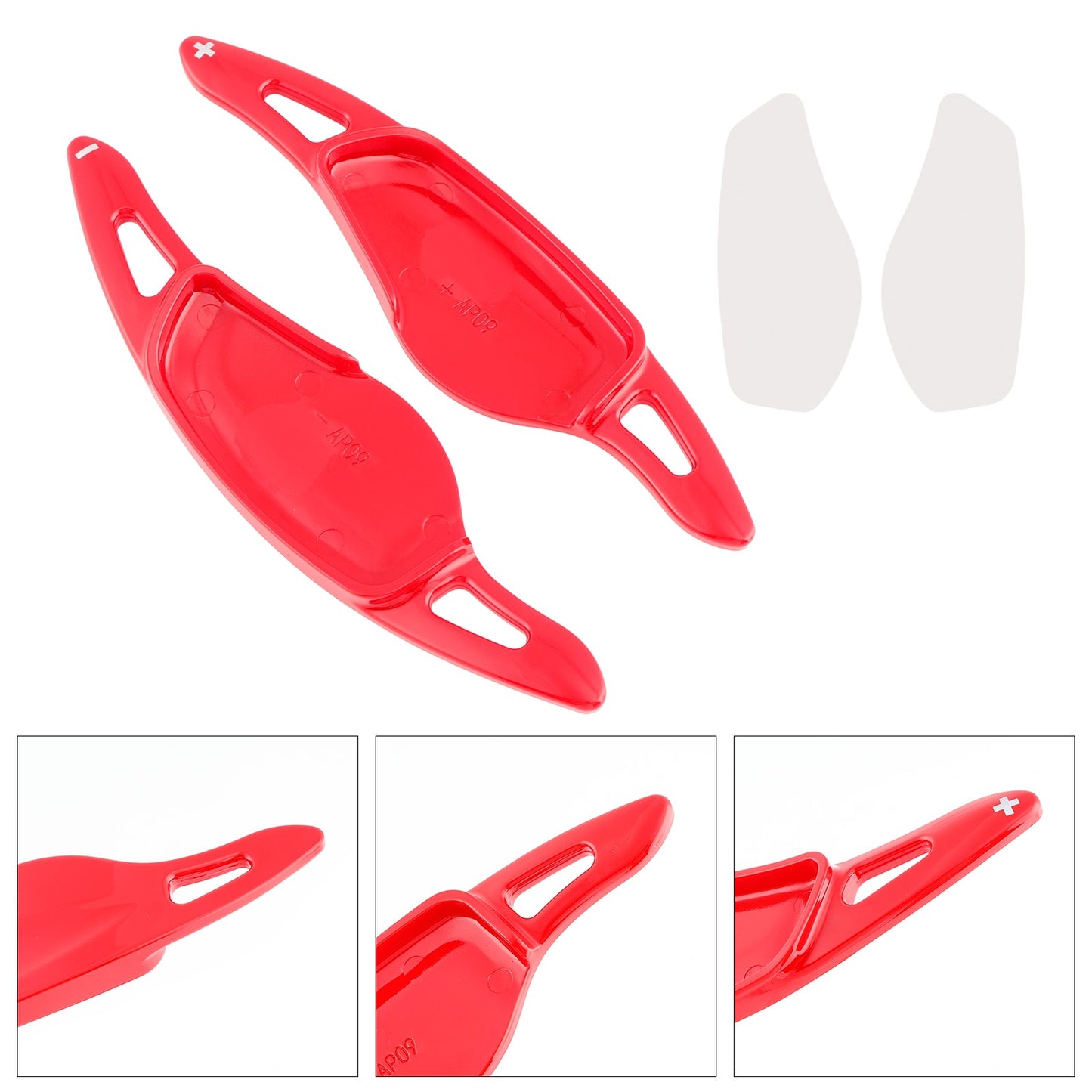Steering Wheel Paddle Shifter Extensions For BMW G05 X5 F95 X5M G07 X7 G22 Red