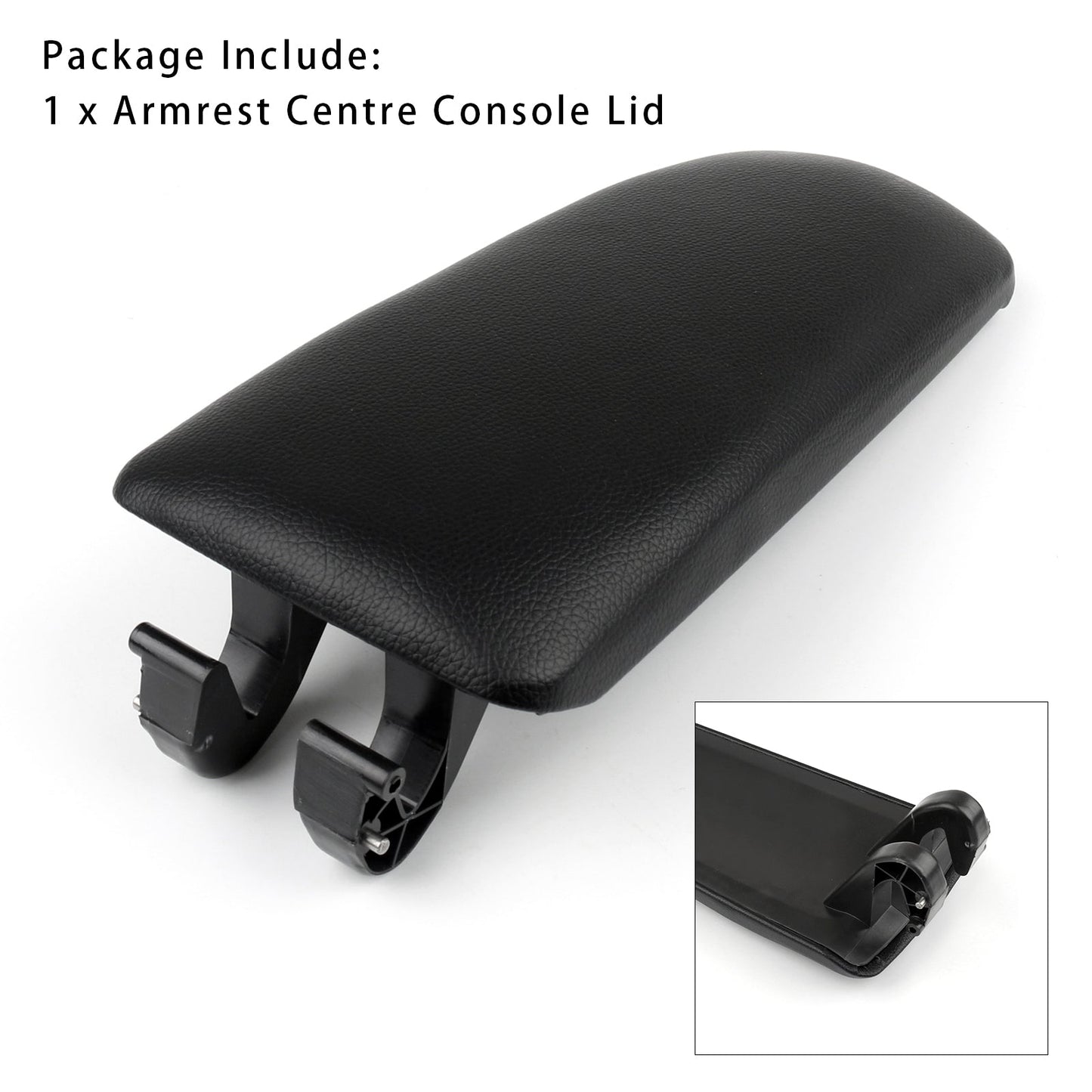 2001-2008 Audi A4 B6 B7 Black Leather Armrest Centre Console Lid 8E0864245E