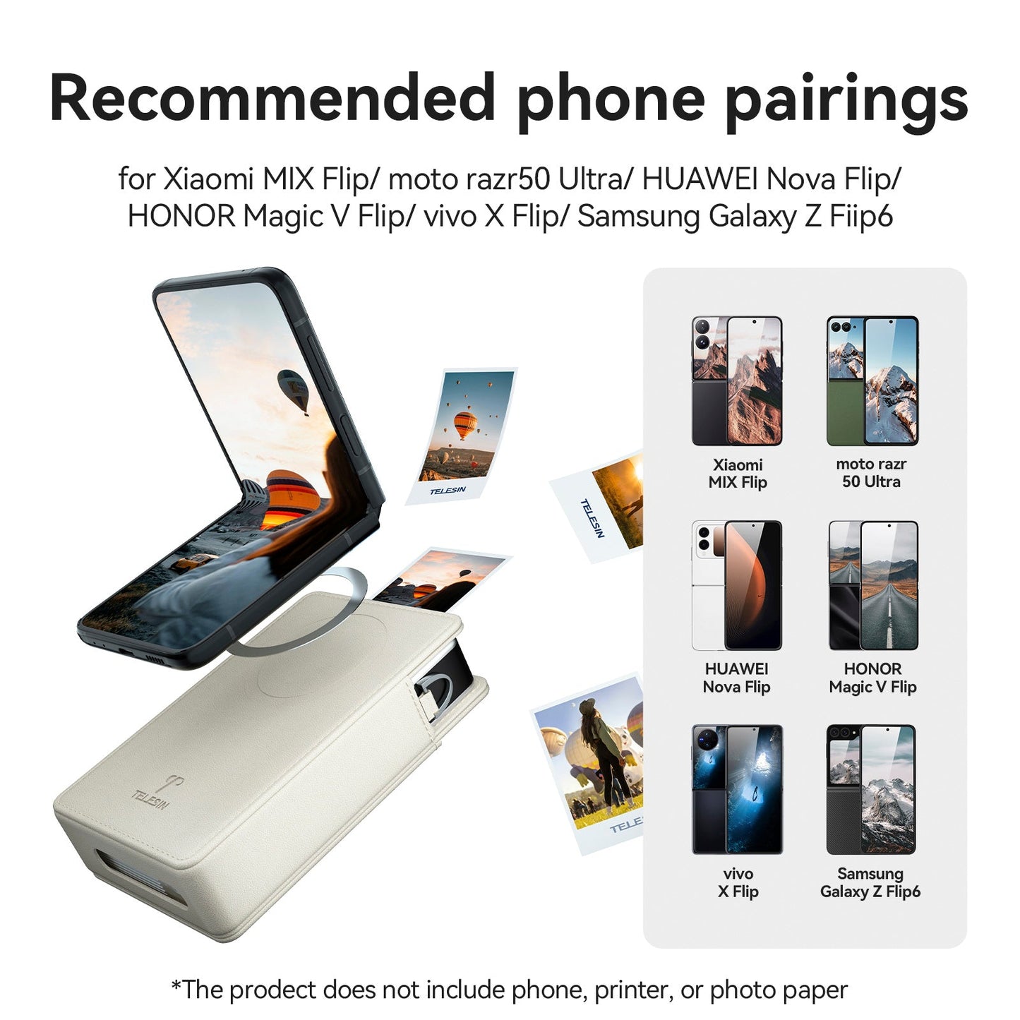 Storage Bag Mobile Phone Camera Magnetic Bag For Xiaomi Pocket Photo Printer 1s