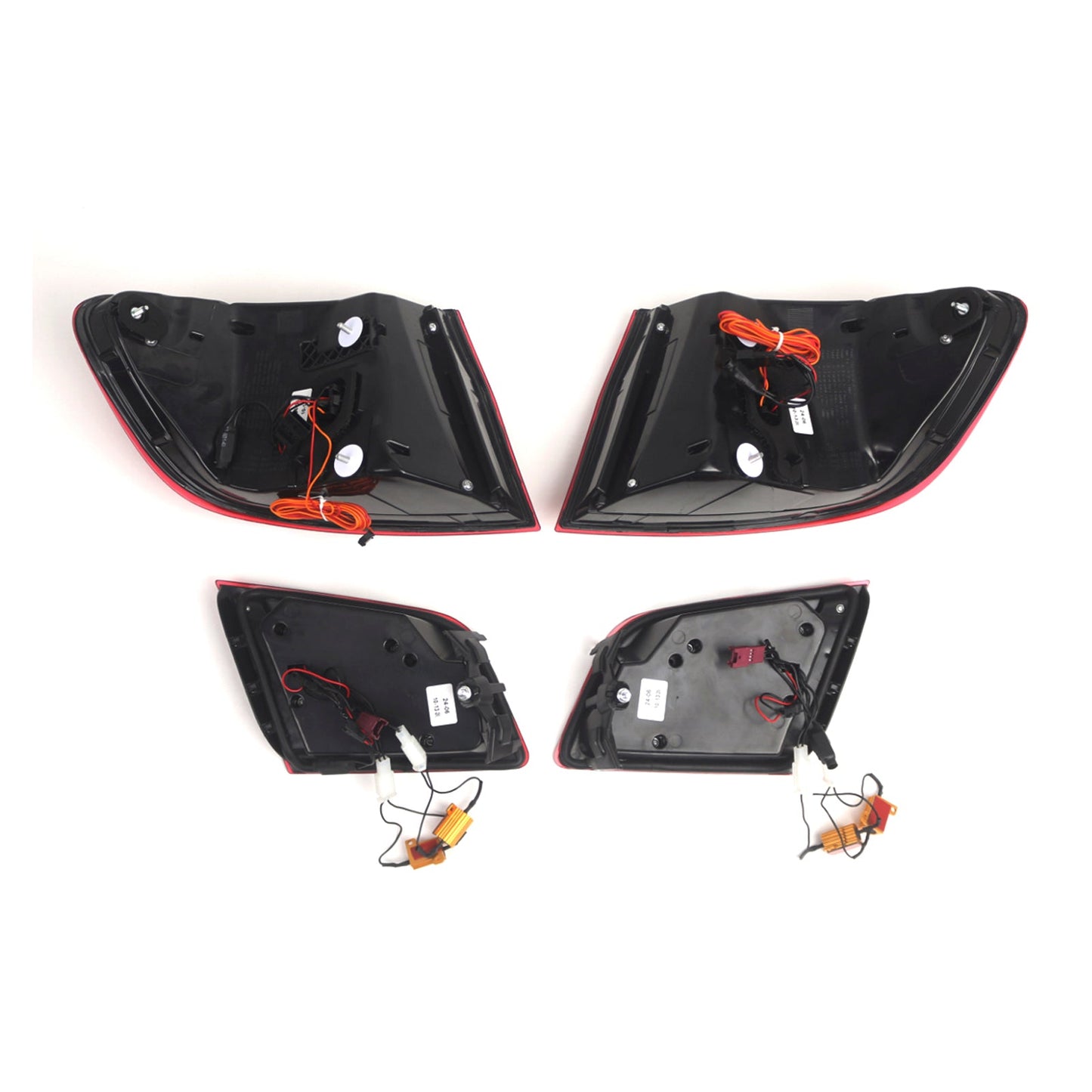 2010-2016 6th Gen 5-Series F10 F18 M5 L&R Red LED Tail Lights Rear Lamp Assembly