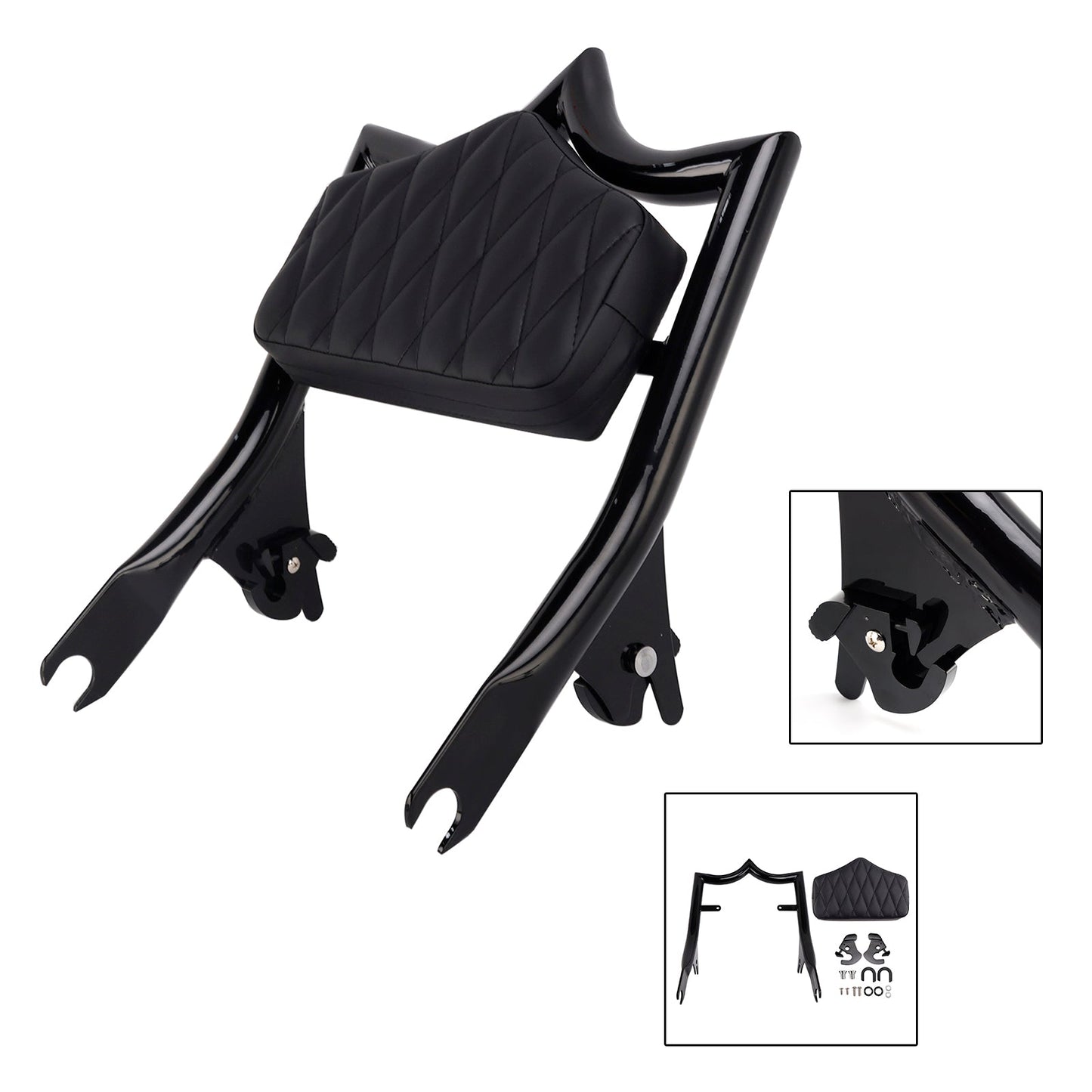 2013 CVO Ultra Classic Electra Glide FLHTCUSE8 Passenger Sissy Bar Backrest