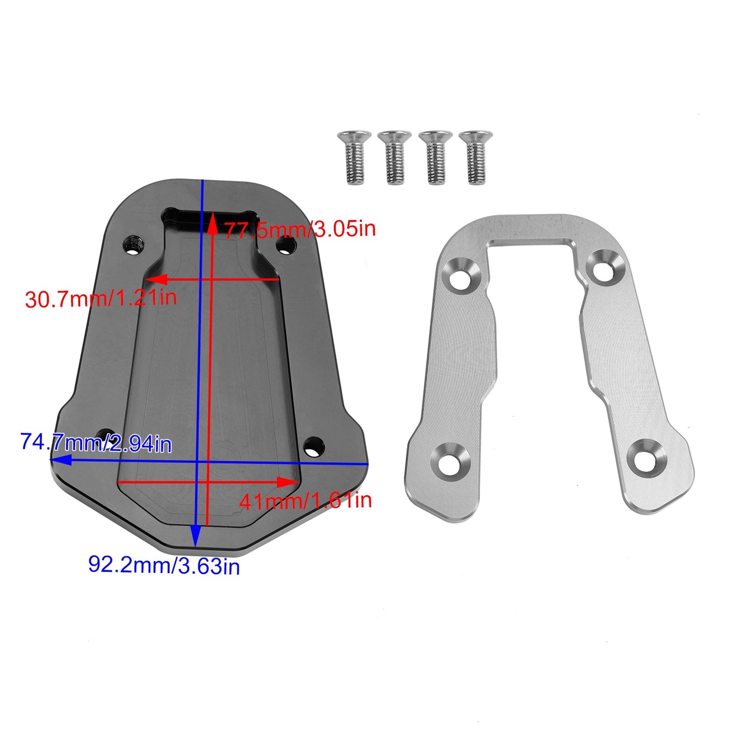 2021-2023 HONDA CRF300L Kickstand Enlarge Plate Pad